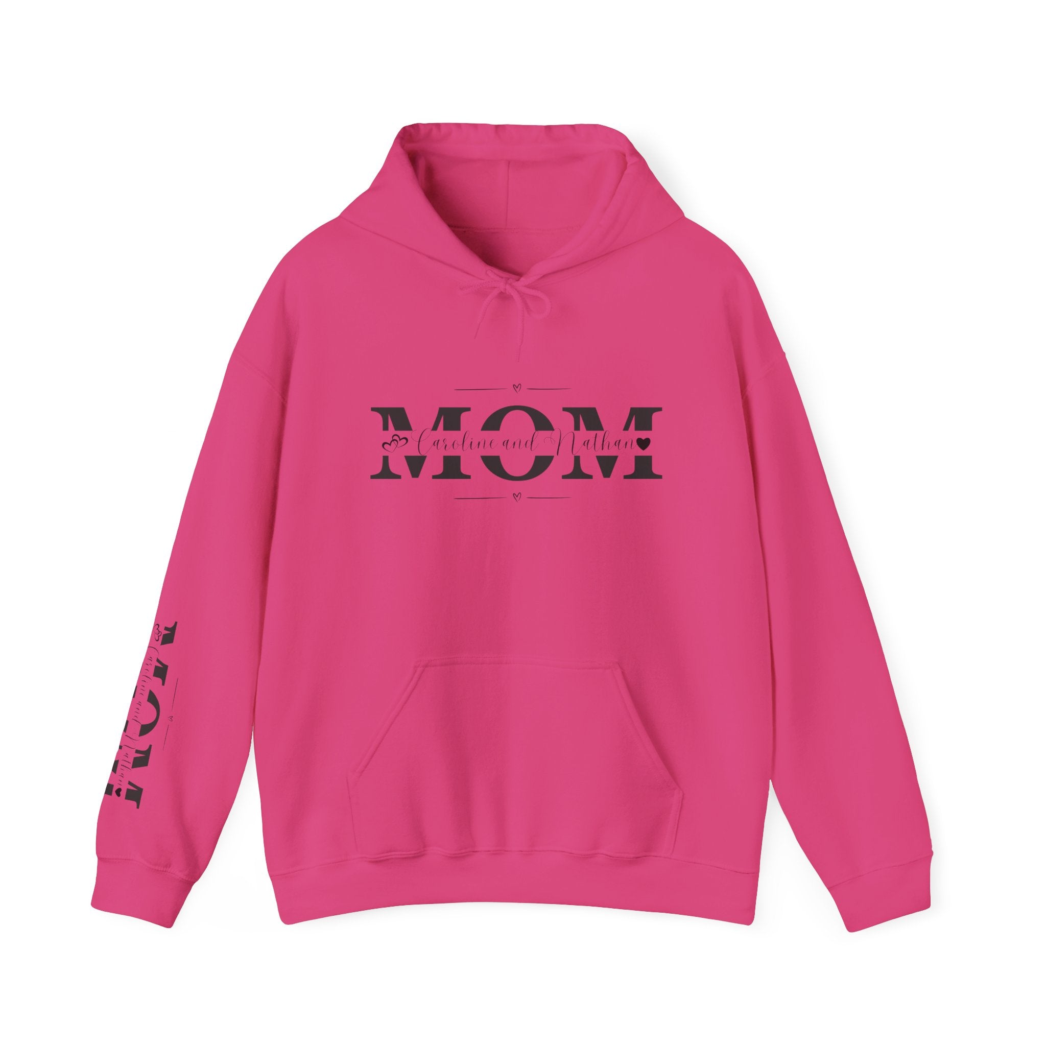 Personalized Blessed Mom Hoodie with your kids names - different colors available