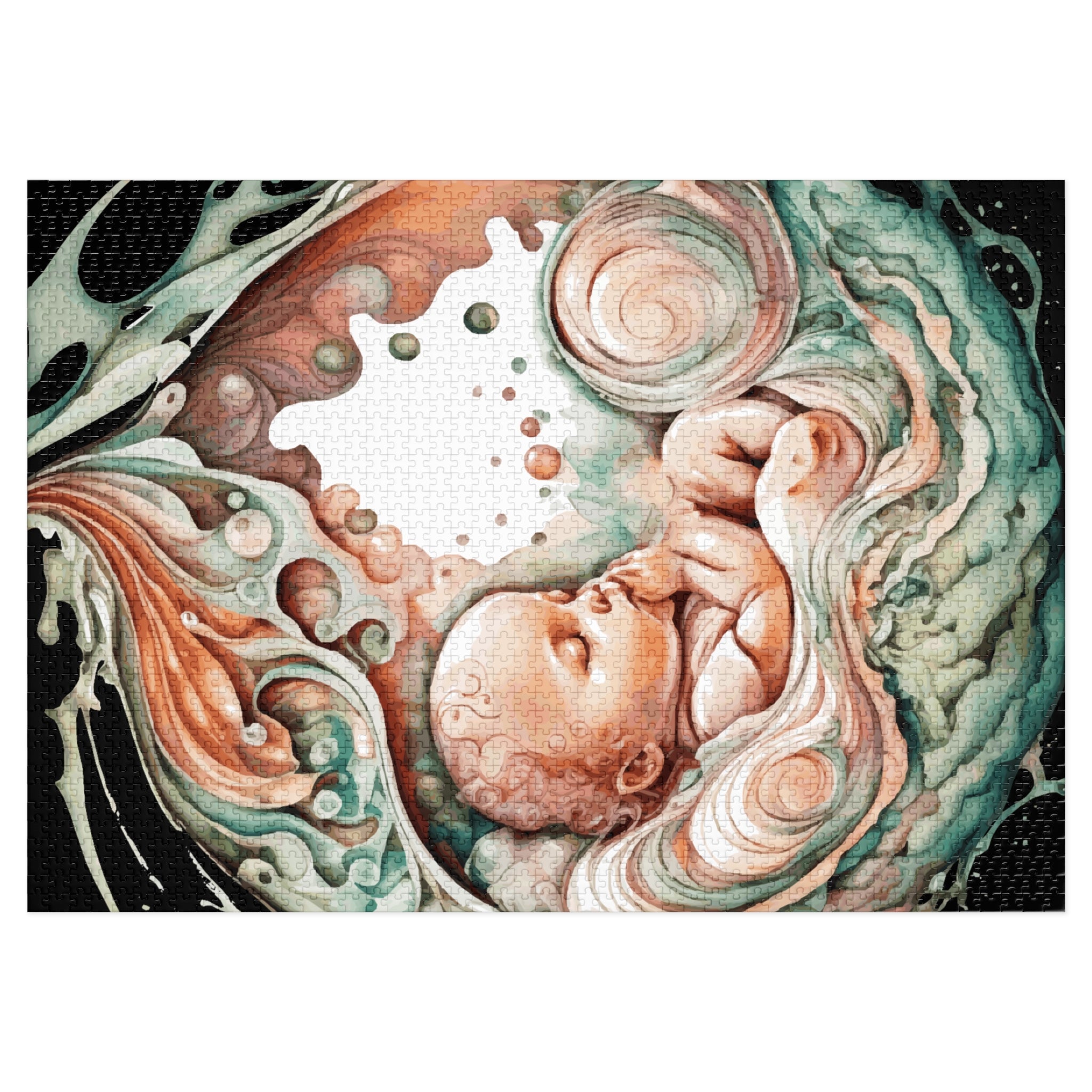 Baby Puzzle Jigsaw with Tin 250/500/1000/2000 pieces