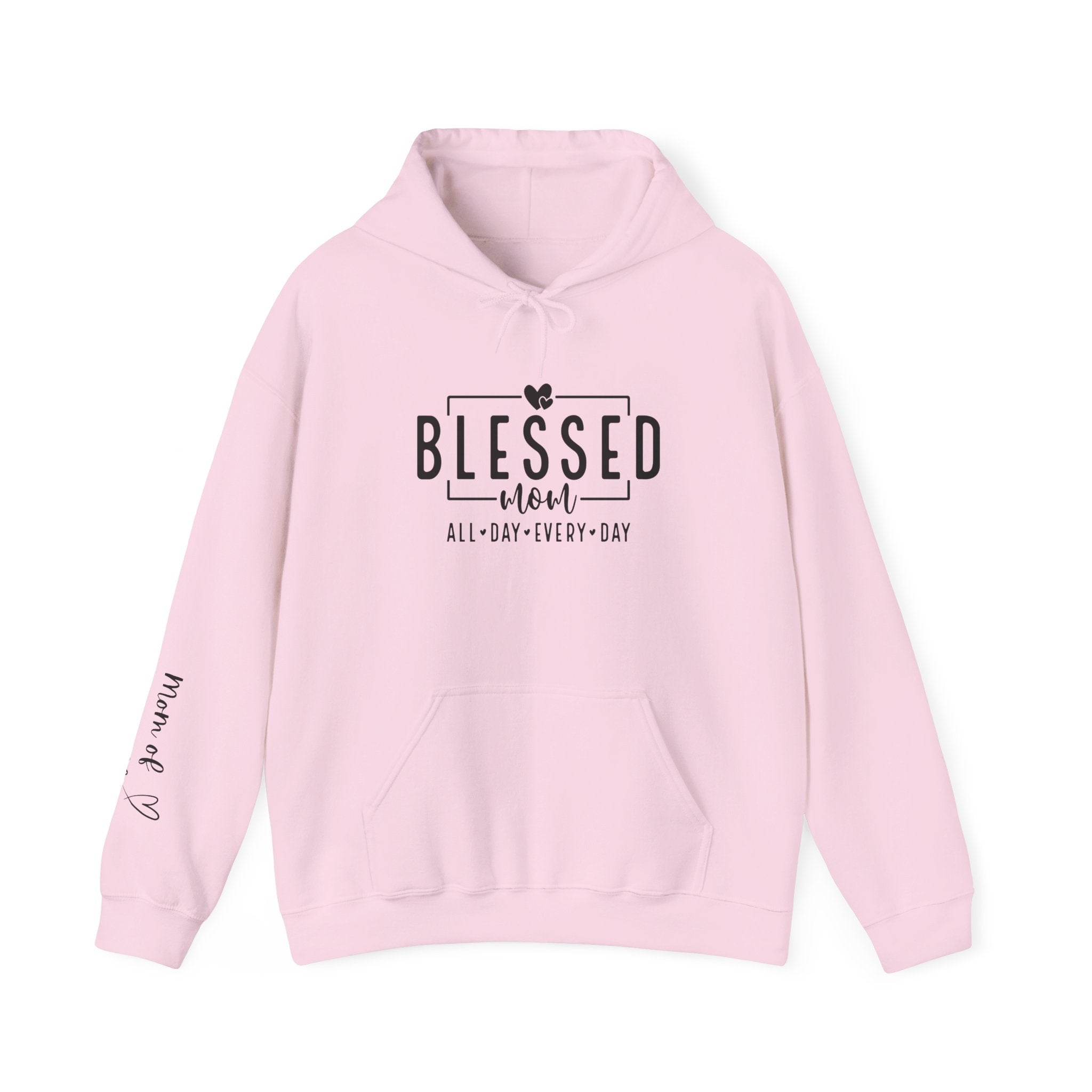 Personalized Blessed Mom Hoodie with your kids names
