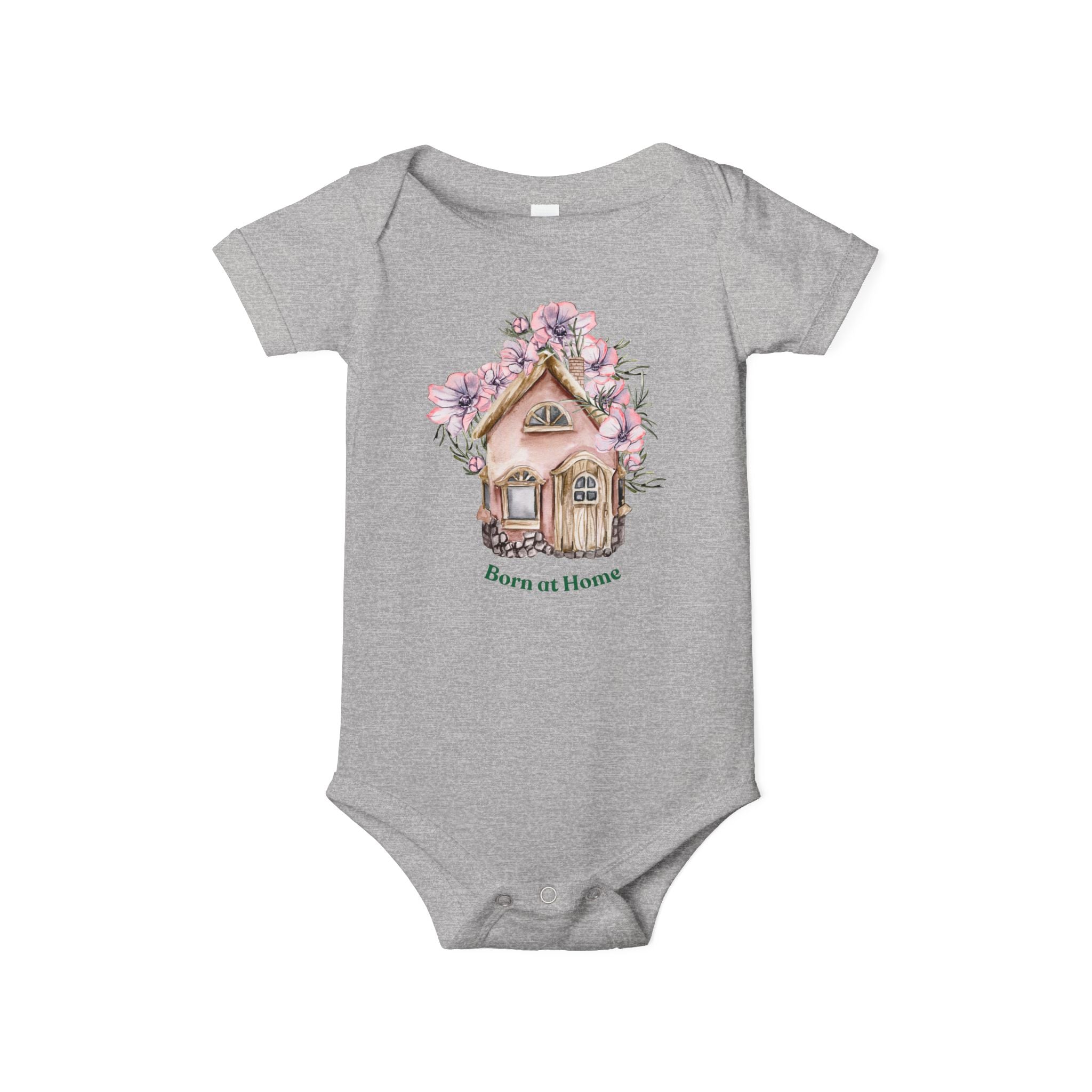 born at home baby bodysuit