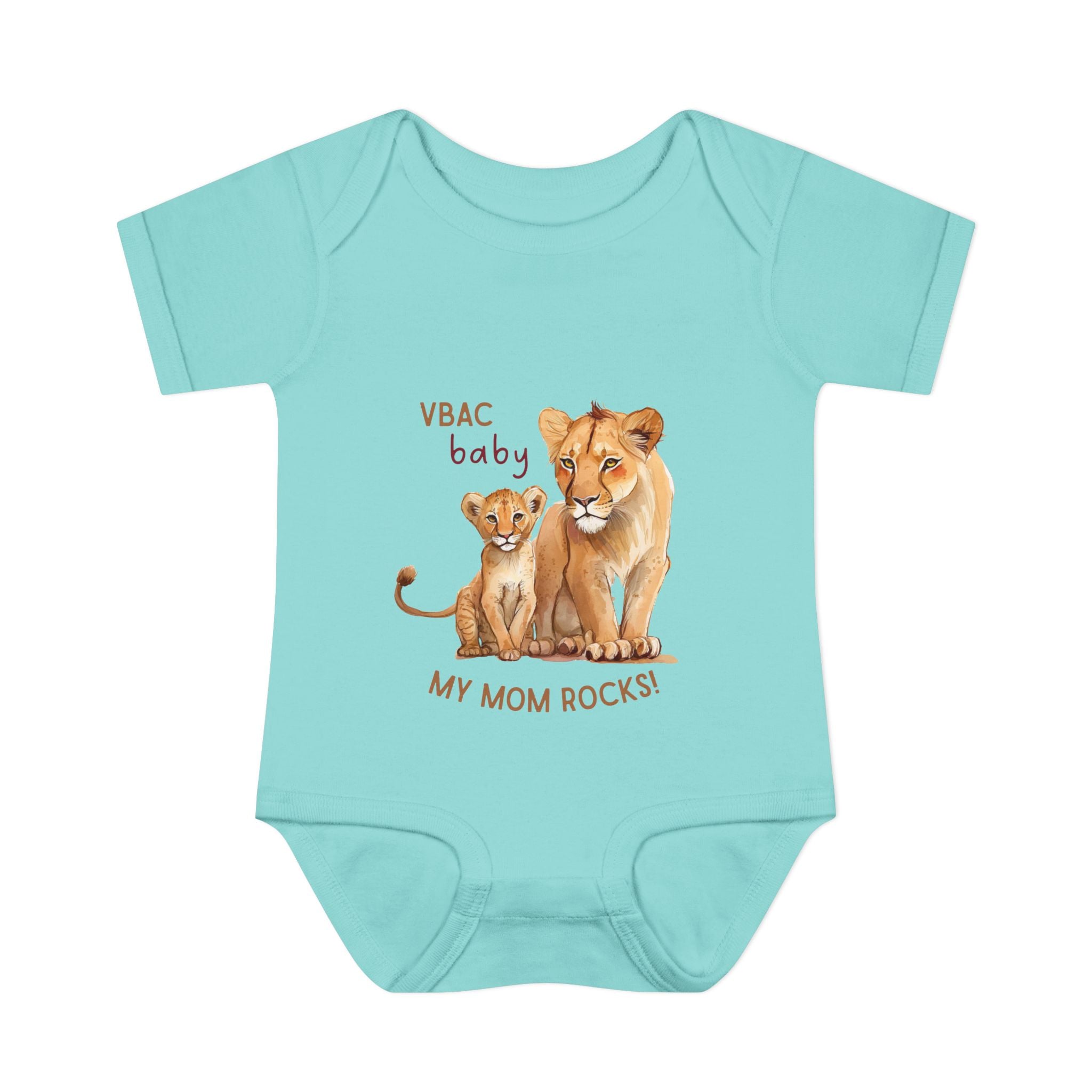 Infant Bodysuit VBAC Baby Lion Mom