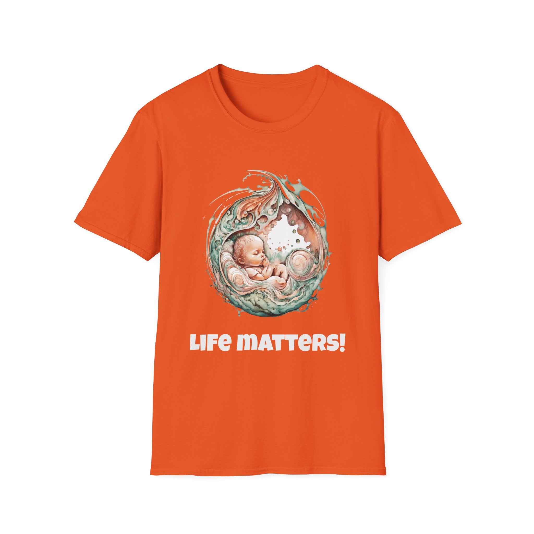 Pro-life T-Shirt orange