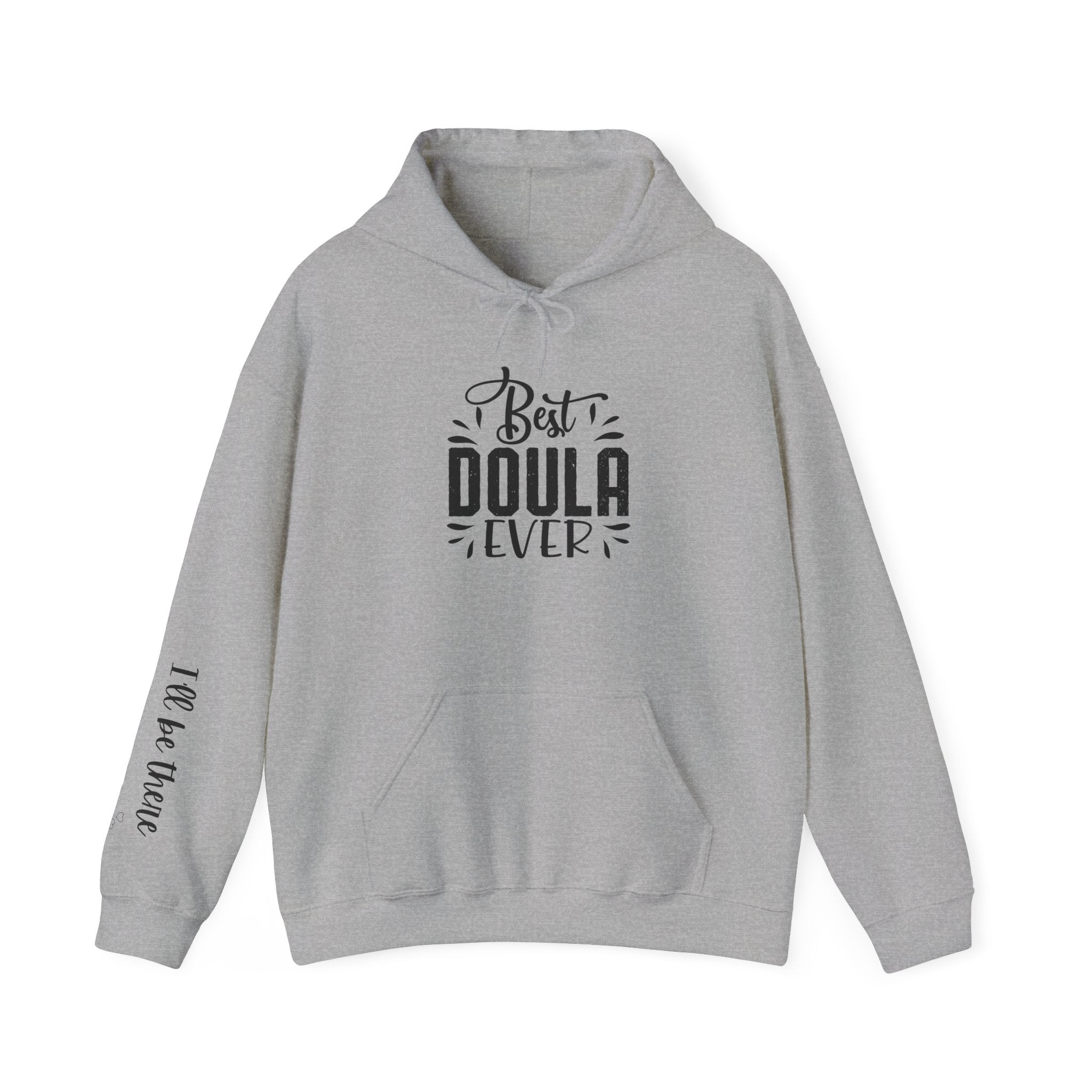 Hoodie for a Doula gray