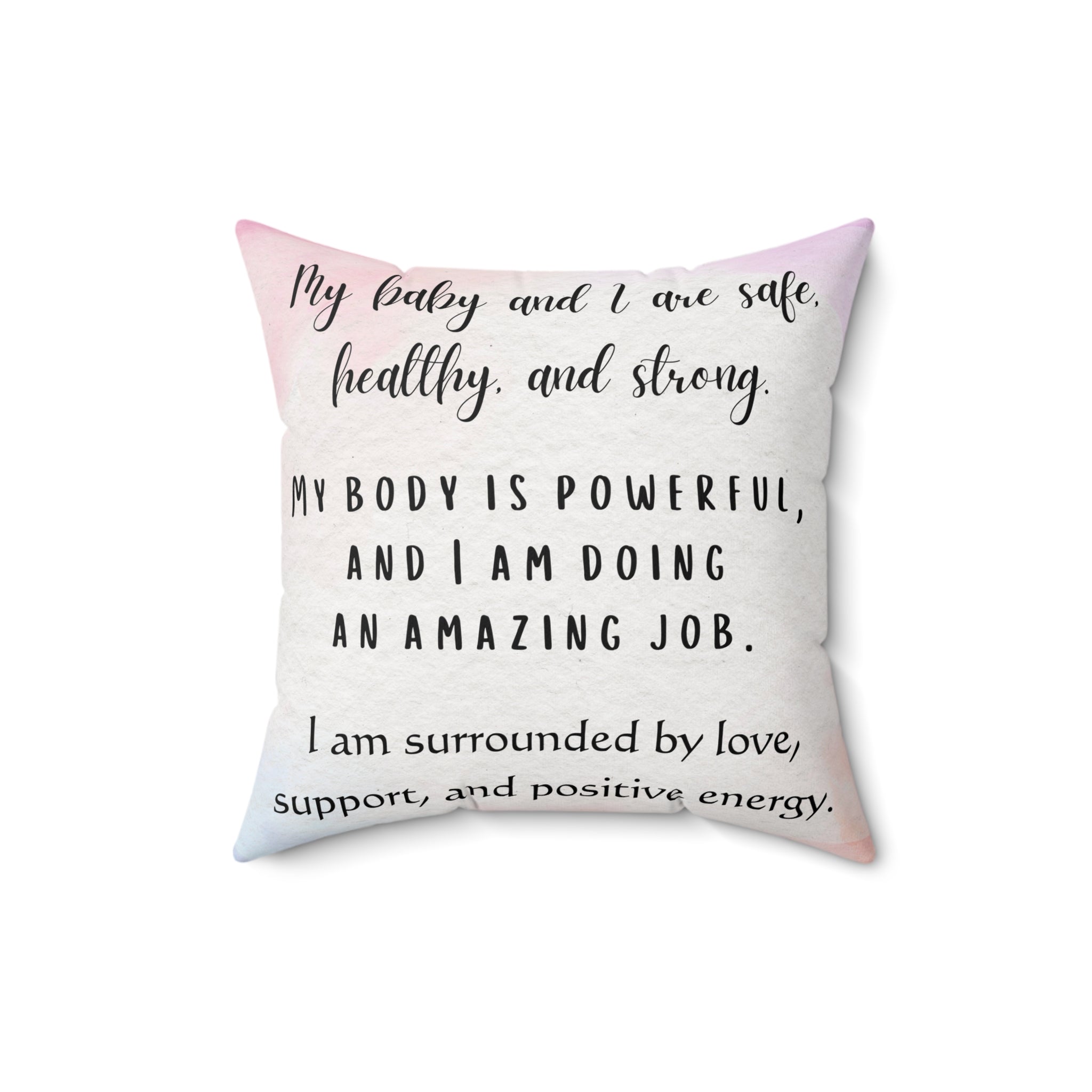 affirmation pillow for birth