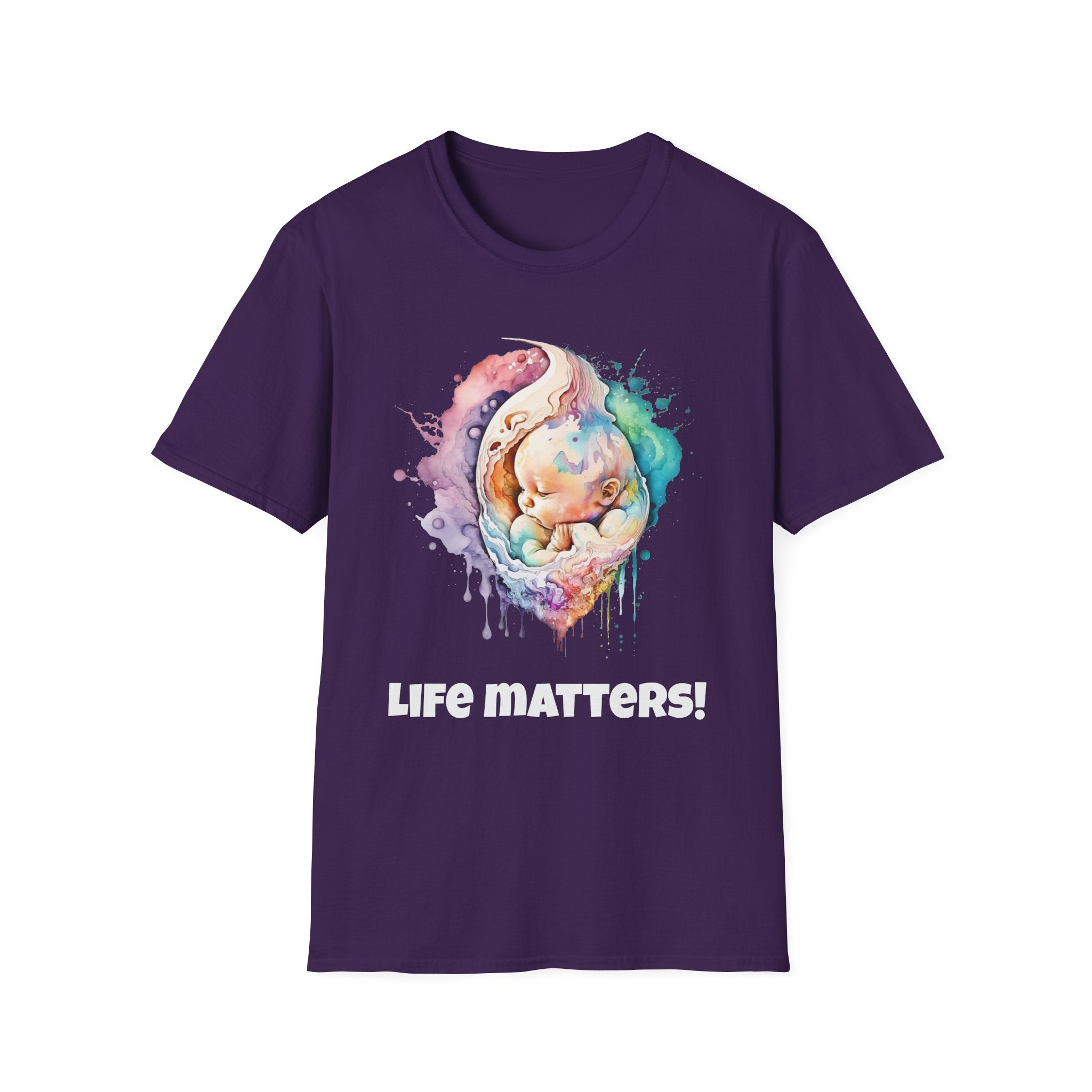 Life matters! Softstyle Pro-life Baby T-Shirt different colors available