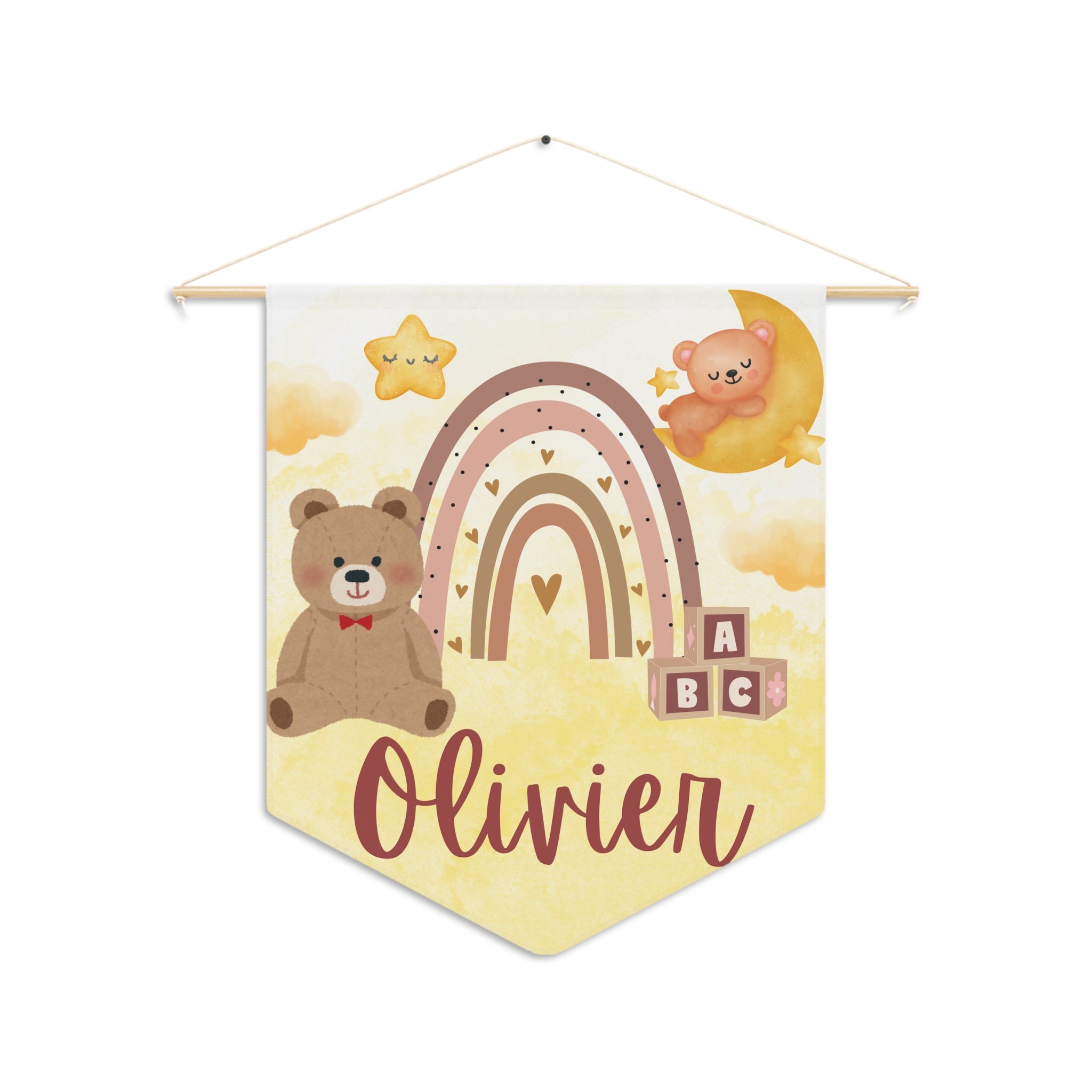 Personalized Pennant Banner with a Name