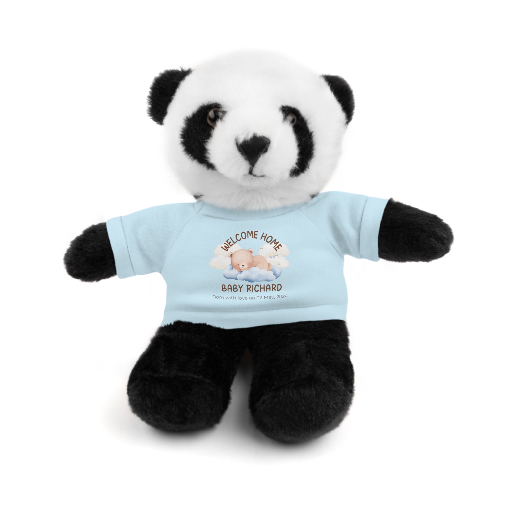 Personalized Stuffed Animals with Tee | different colors and animals available