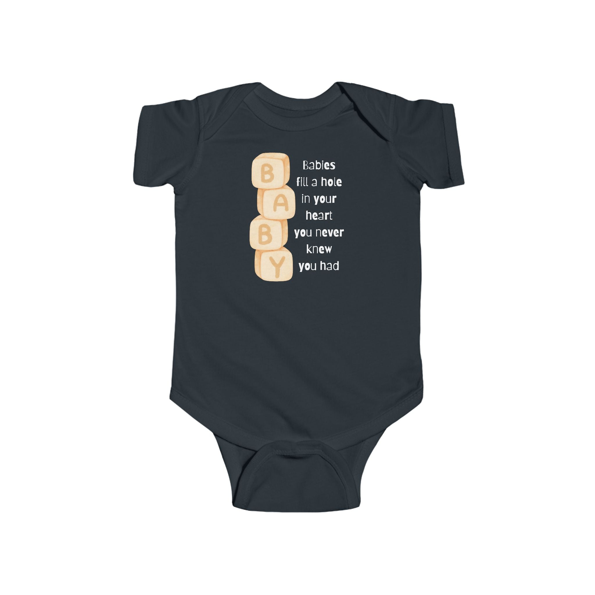 Babies fill a hole | Infant Fine Jersey Bodysuit