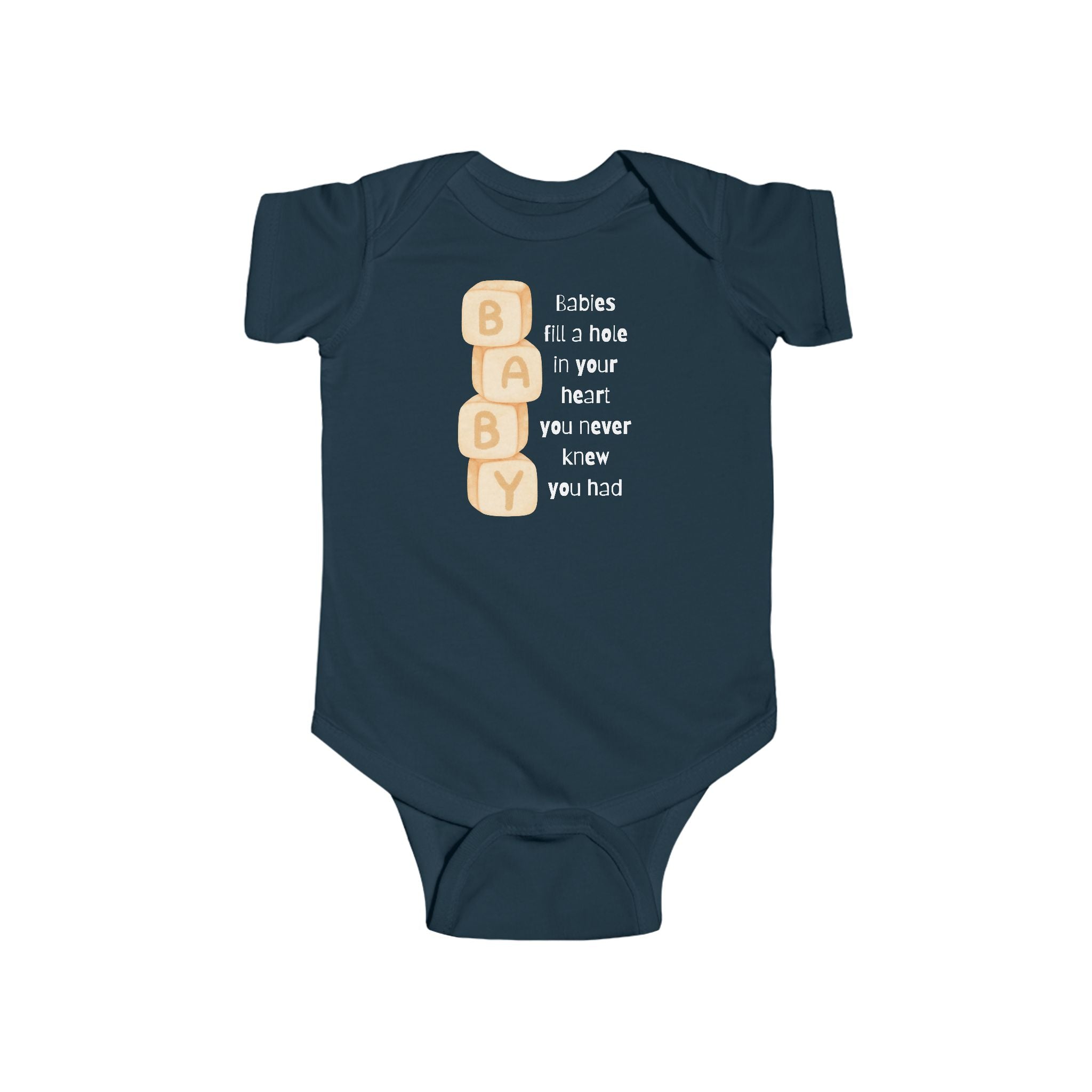 Babies fill a hole | Infant Fine Jersey Bodysuit