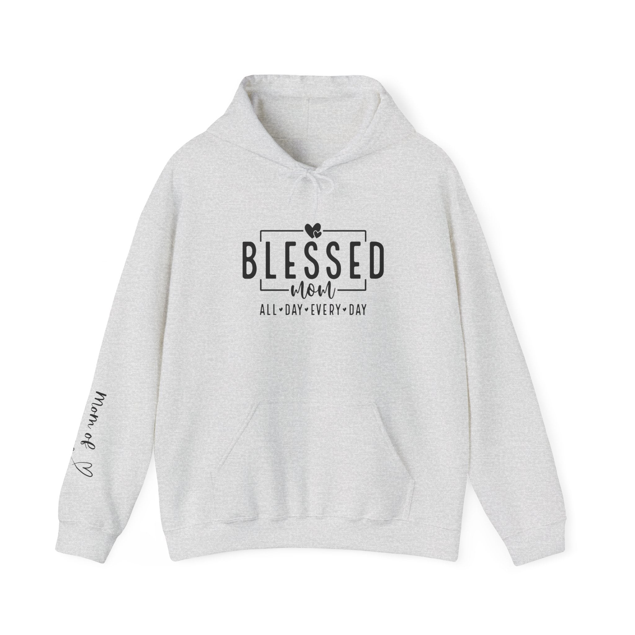Personalized Blessed Mom Hoodie with your kids names