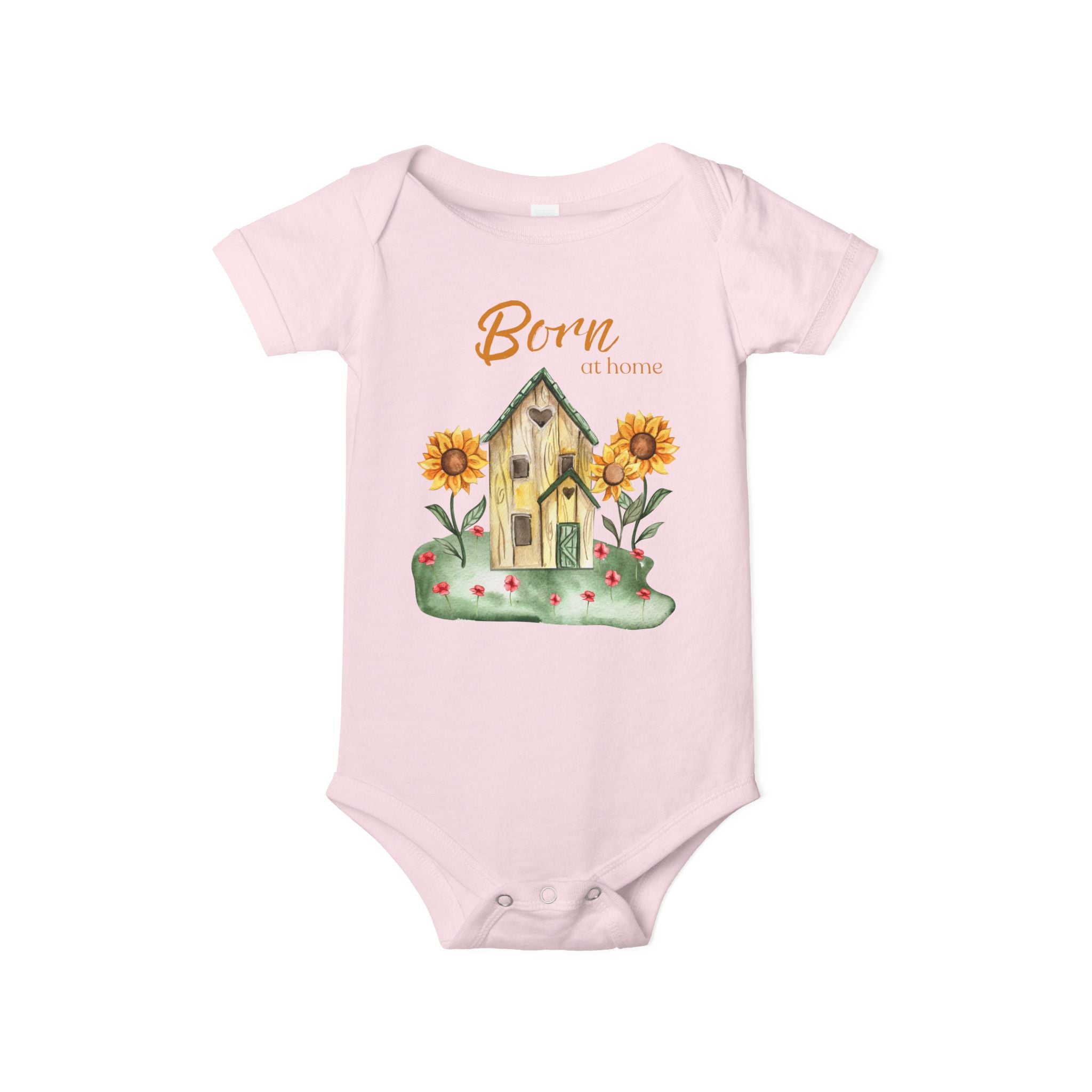 homebirth bodysuit pink