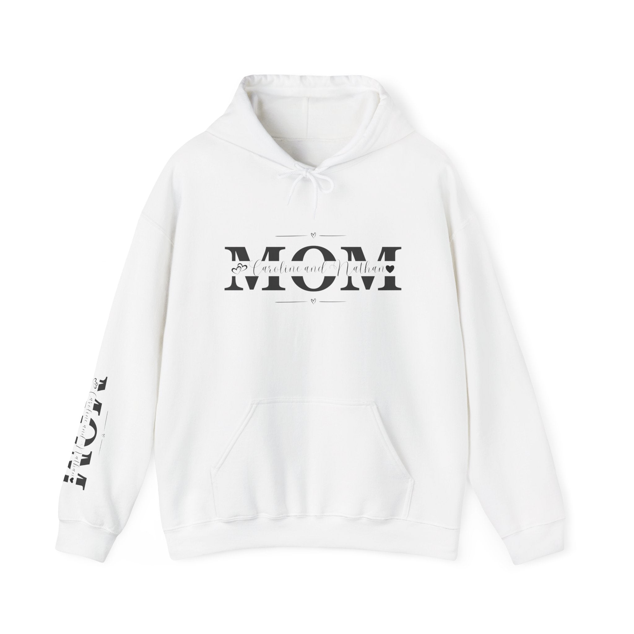 Personalized Blessed Mom Hoodie with your kids names - different colors available