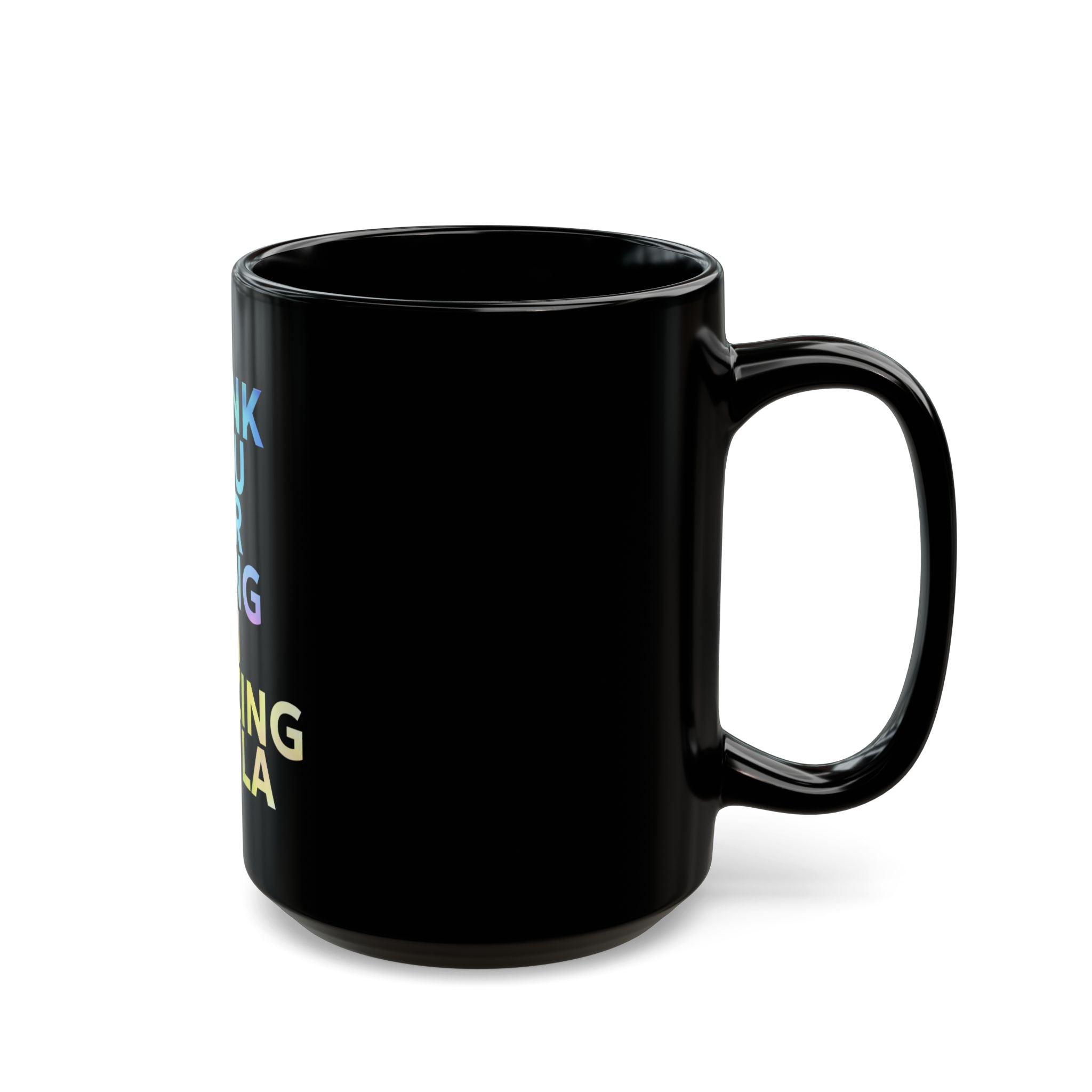 Black Mug (11oz, 15oz) Thank You for Doula