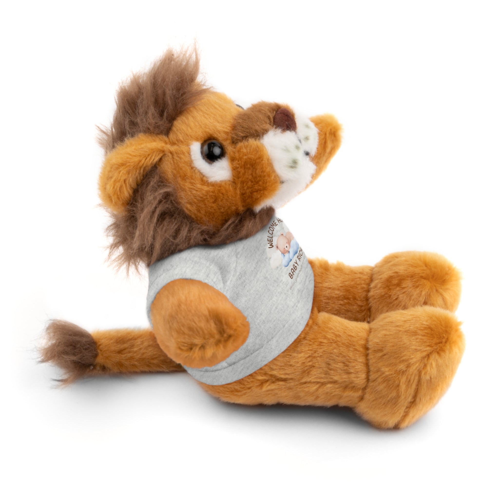 Personalized Stuffed Animals with Tee | different colors and animals available