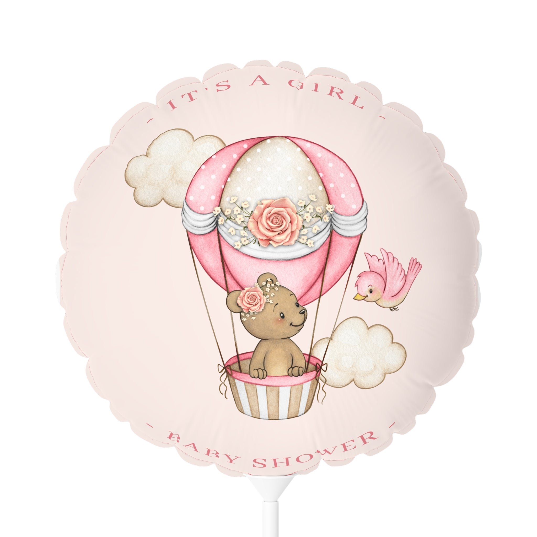 Balloon Girl Baby Shower Decoration