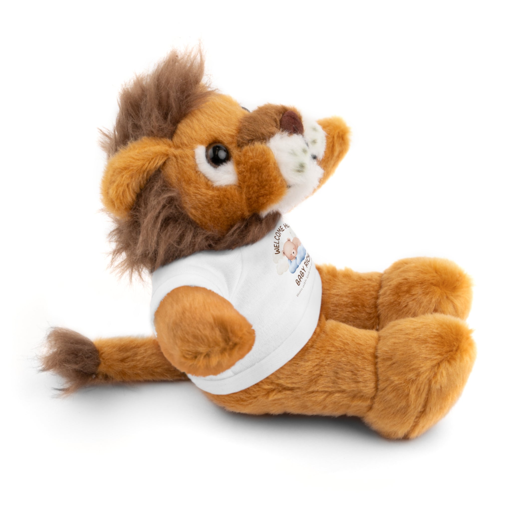 Personalized Stuffed Animals with Tee | different colors and animals available