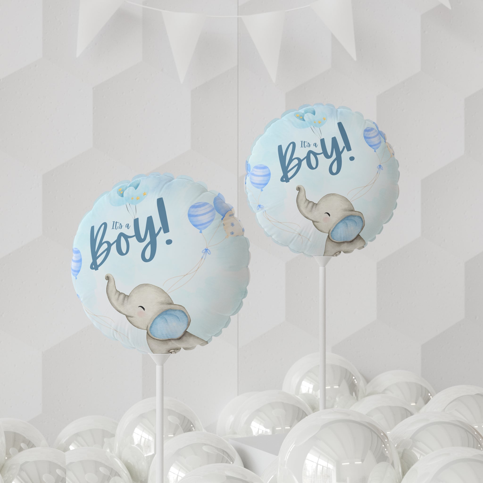 Balloon Boy Baby Shower Decoration