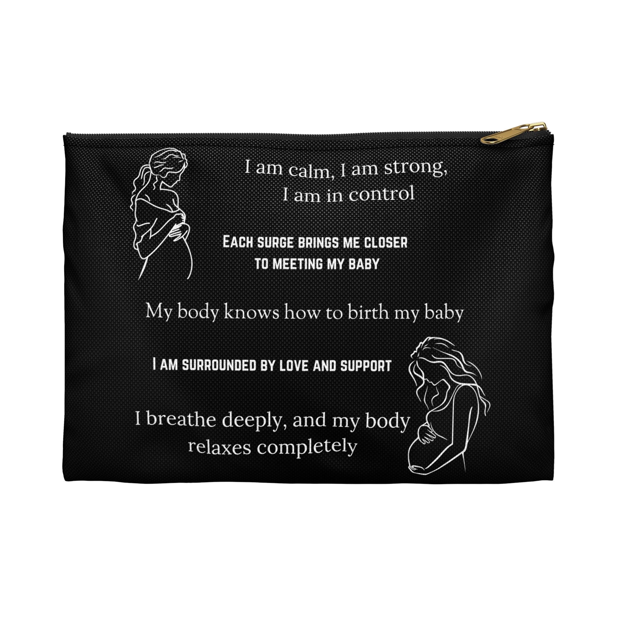 Affirmations Accessory Pouch for your Hypnobirthing Anchors