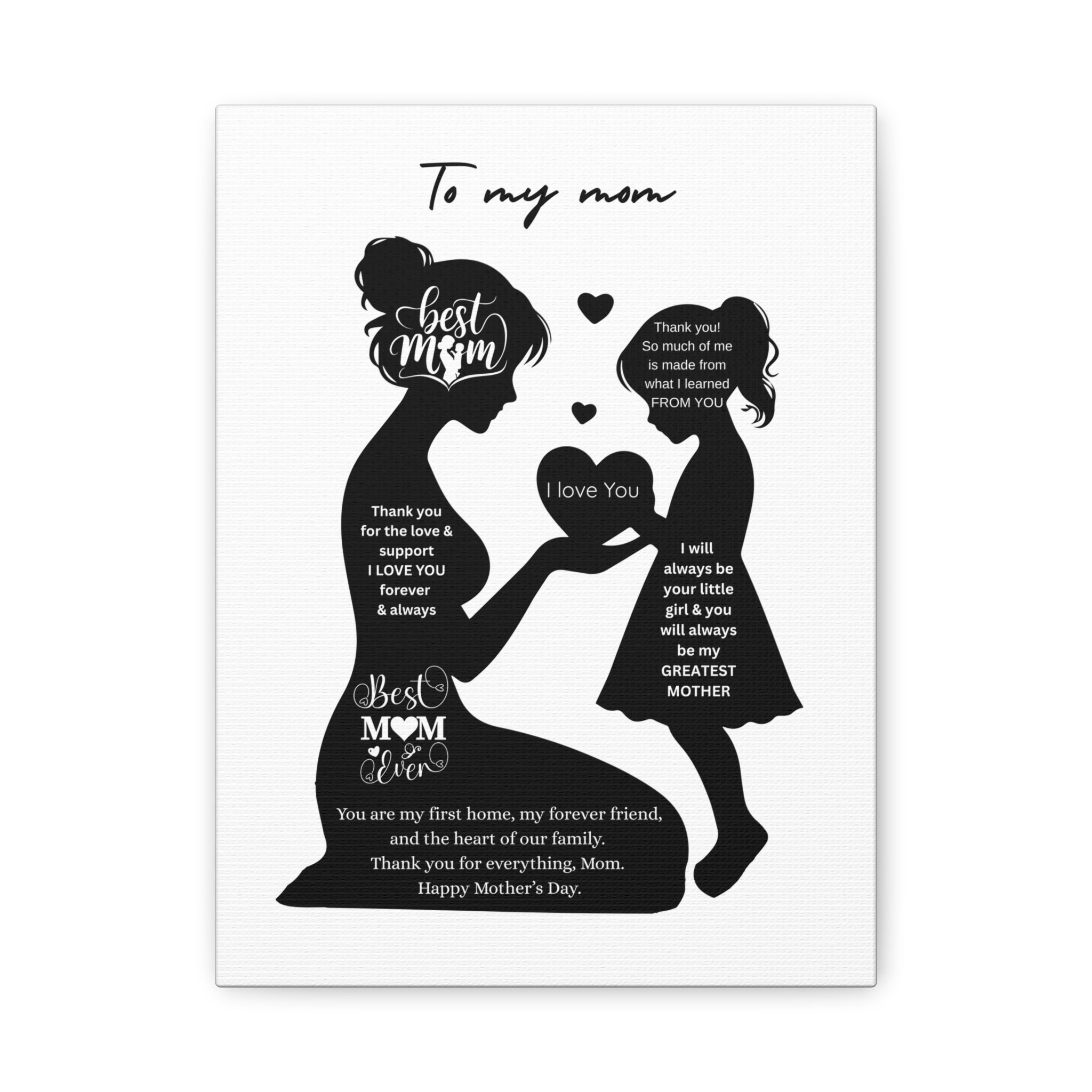 Canvas Print for Mother's Day