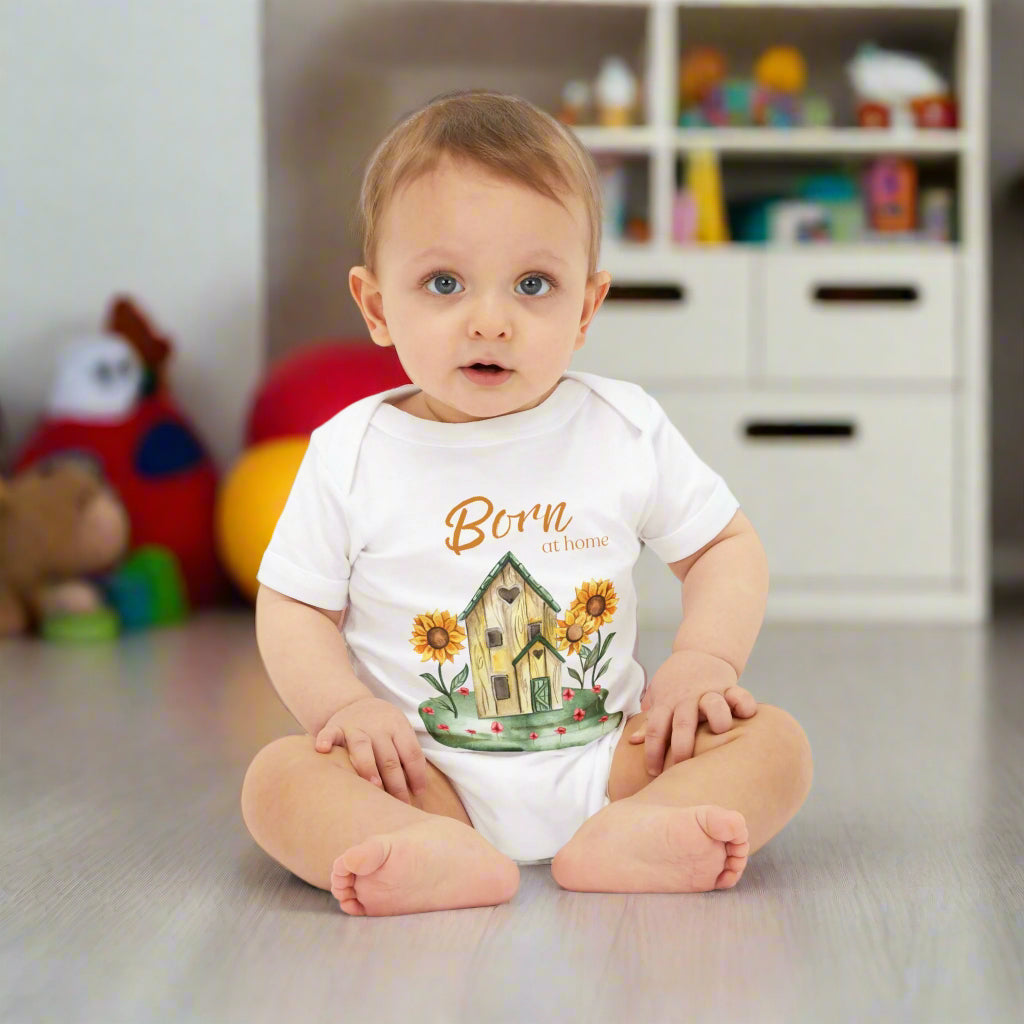 homebirth bodysuit white