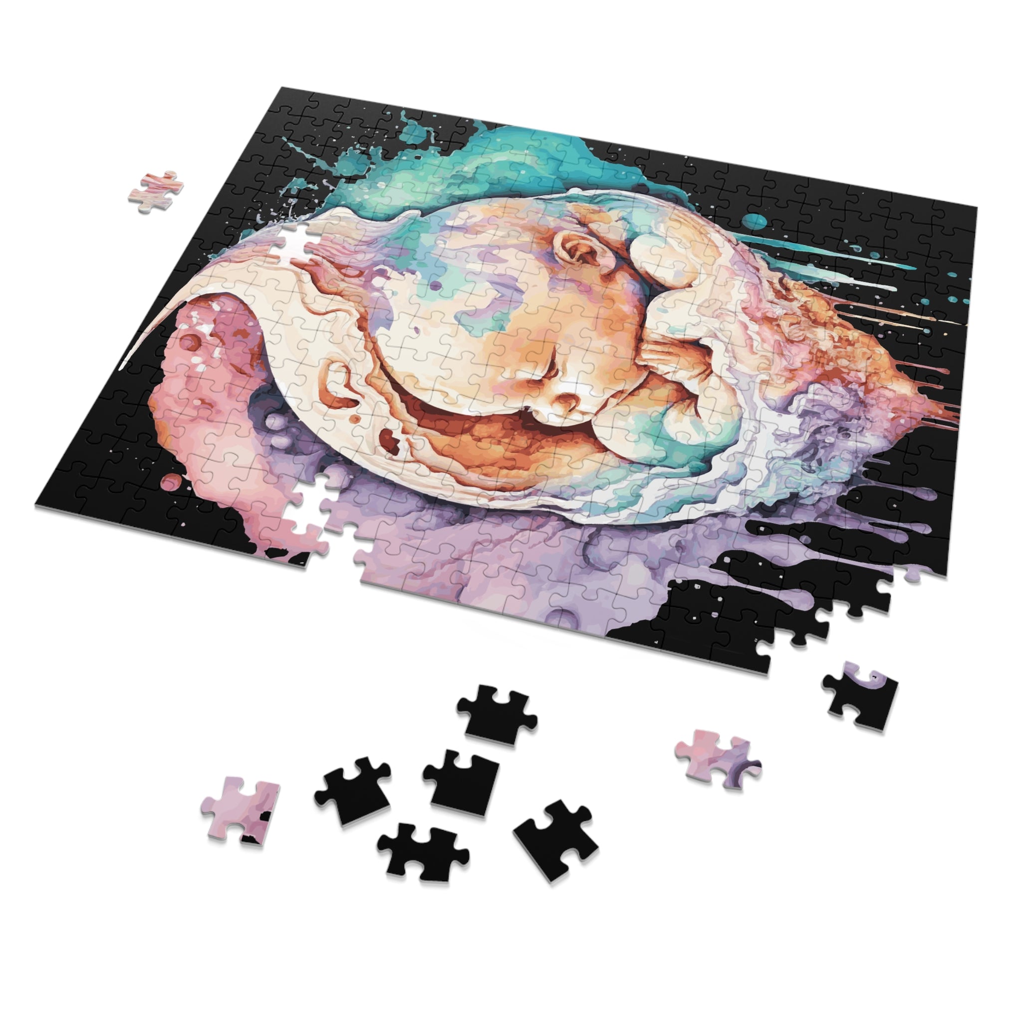 Baby Puzzle Jigsaw with Tin 250/500/1000/2000 pieces