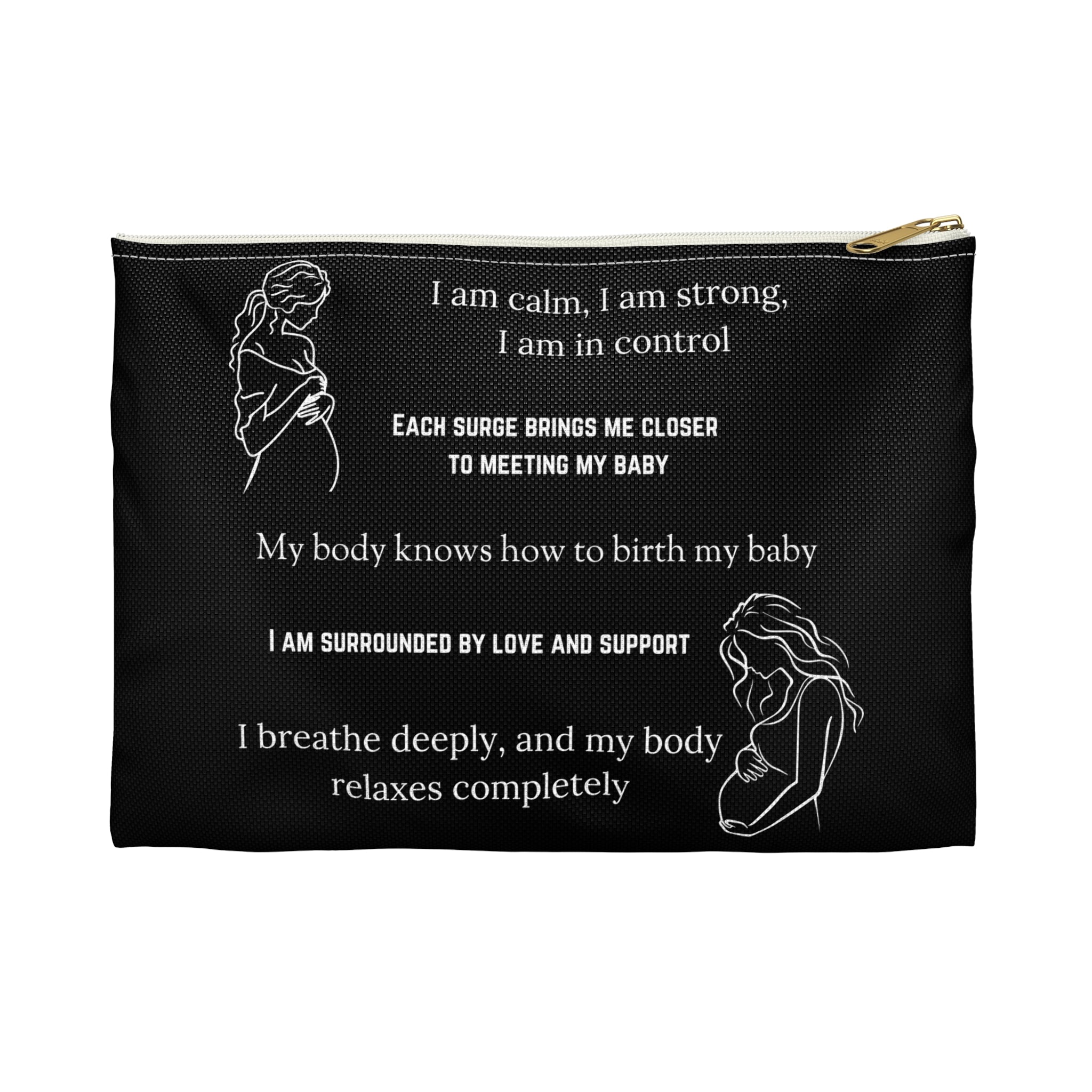 Affirmations Accessory Pouch for your Hypnobirthing Anchors