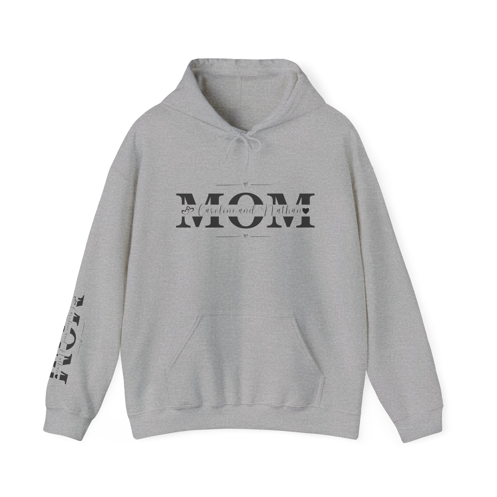 Personalized Blessed Mom Hoodie with your kids names - different colors available