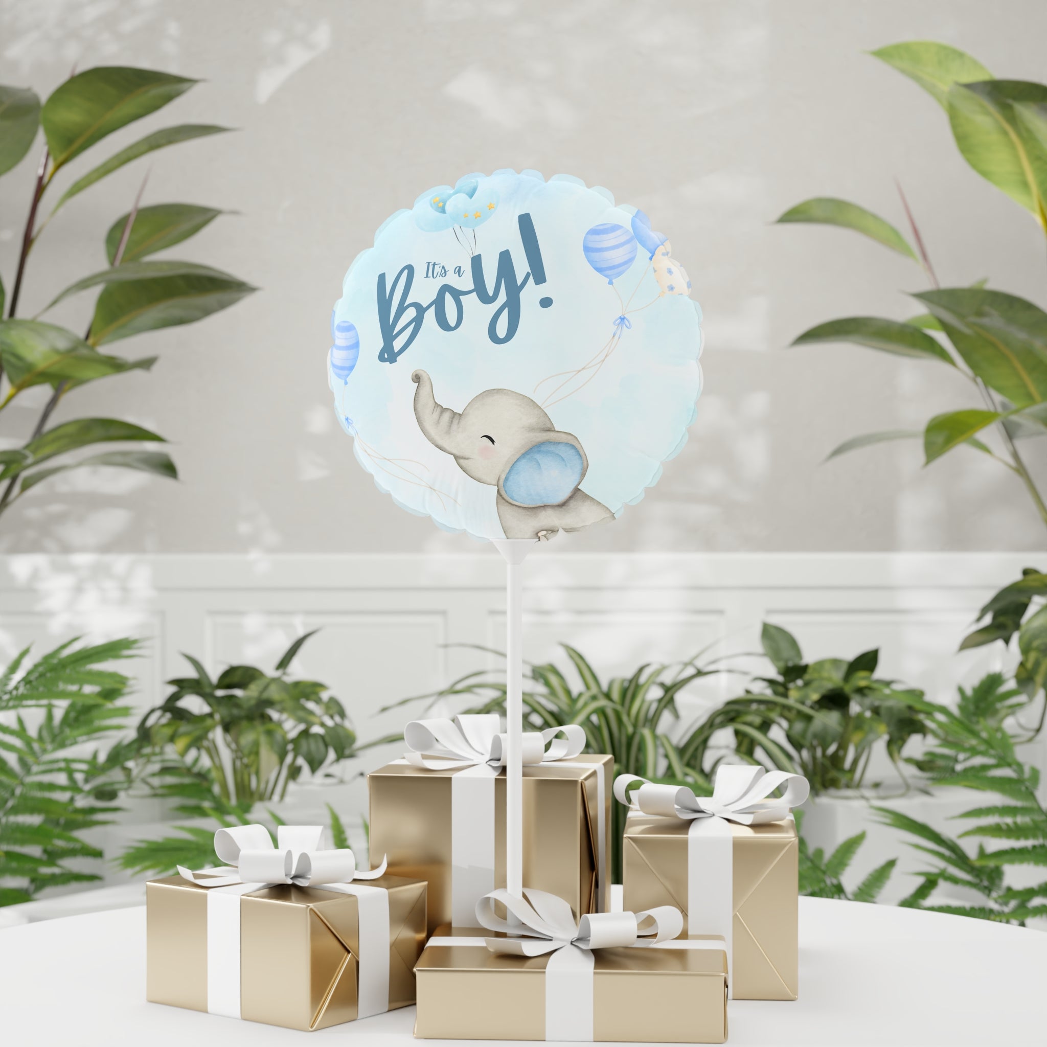 Balloon Boy Baby Shower Decoration
