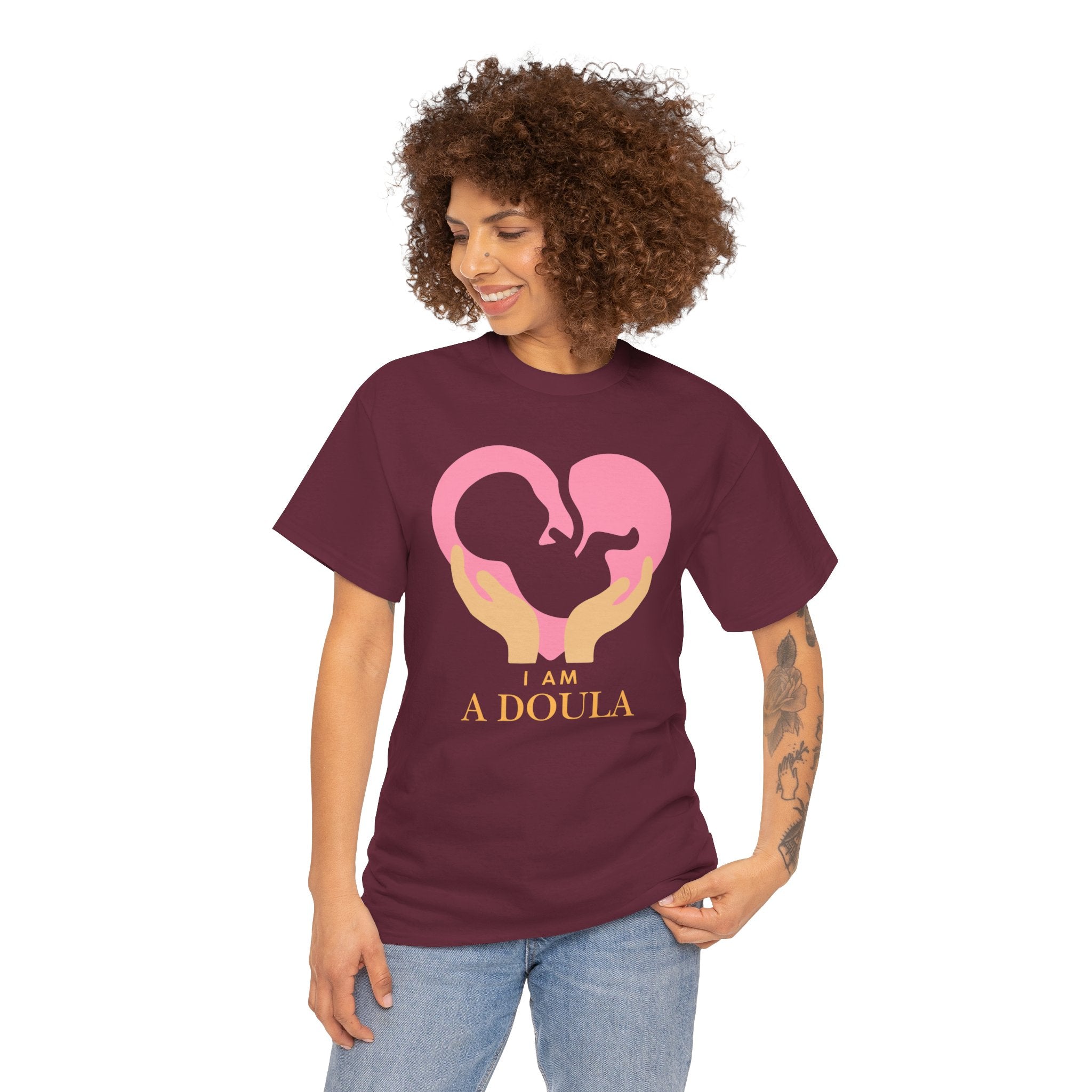 I am a doula - Unisex Heavy Cotton Tee | Different colors available | Canada