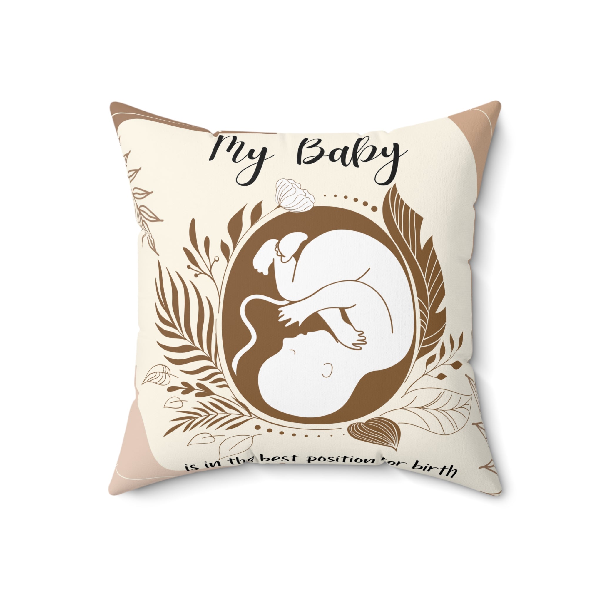 pregnancy affirmation pillow