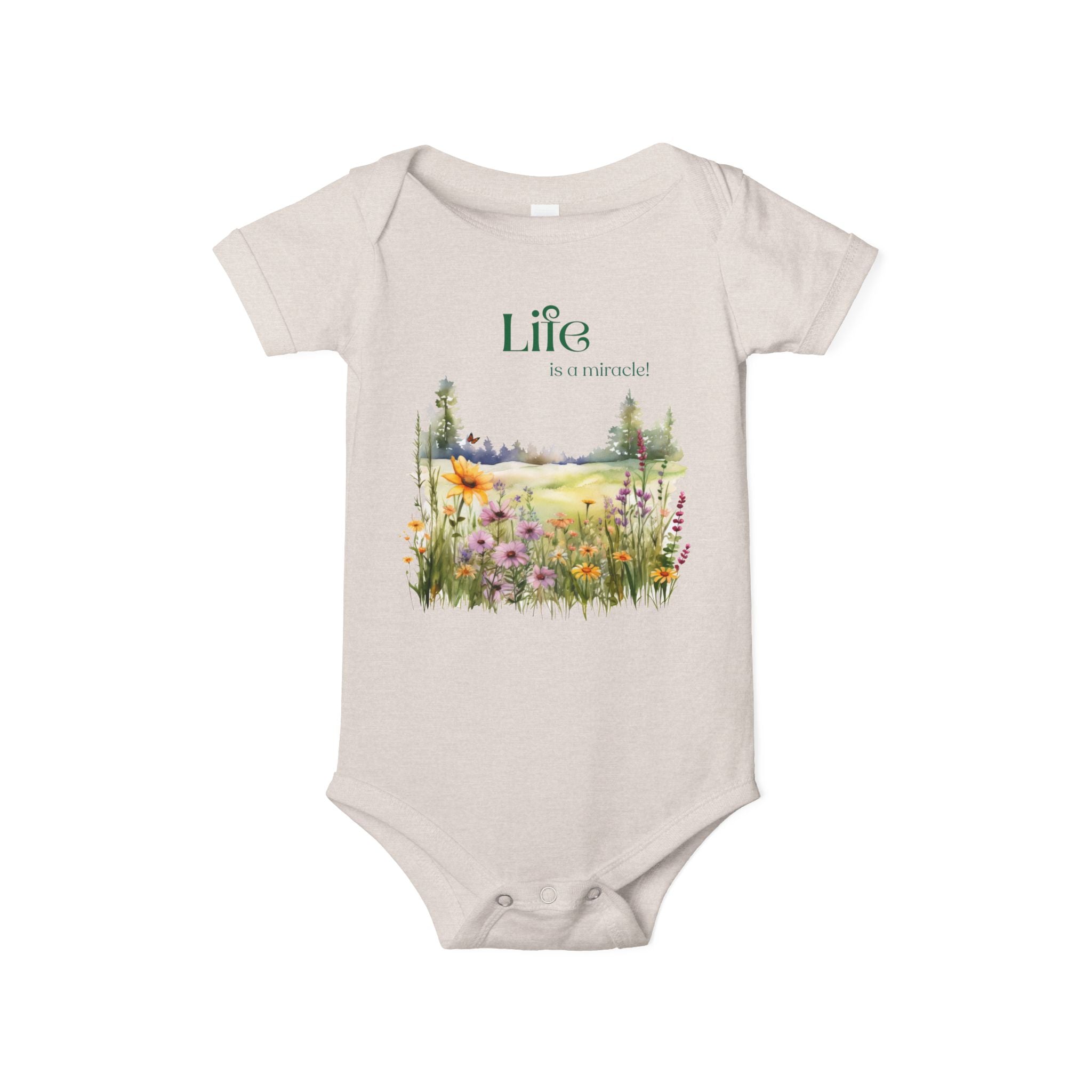 Baby bodysuit Life is a miracle