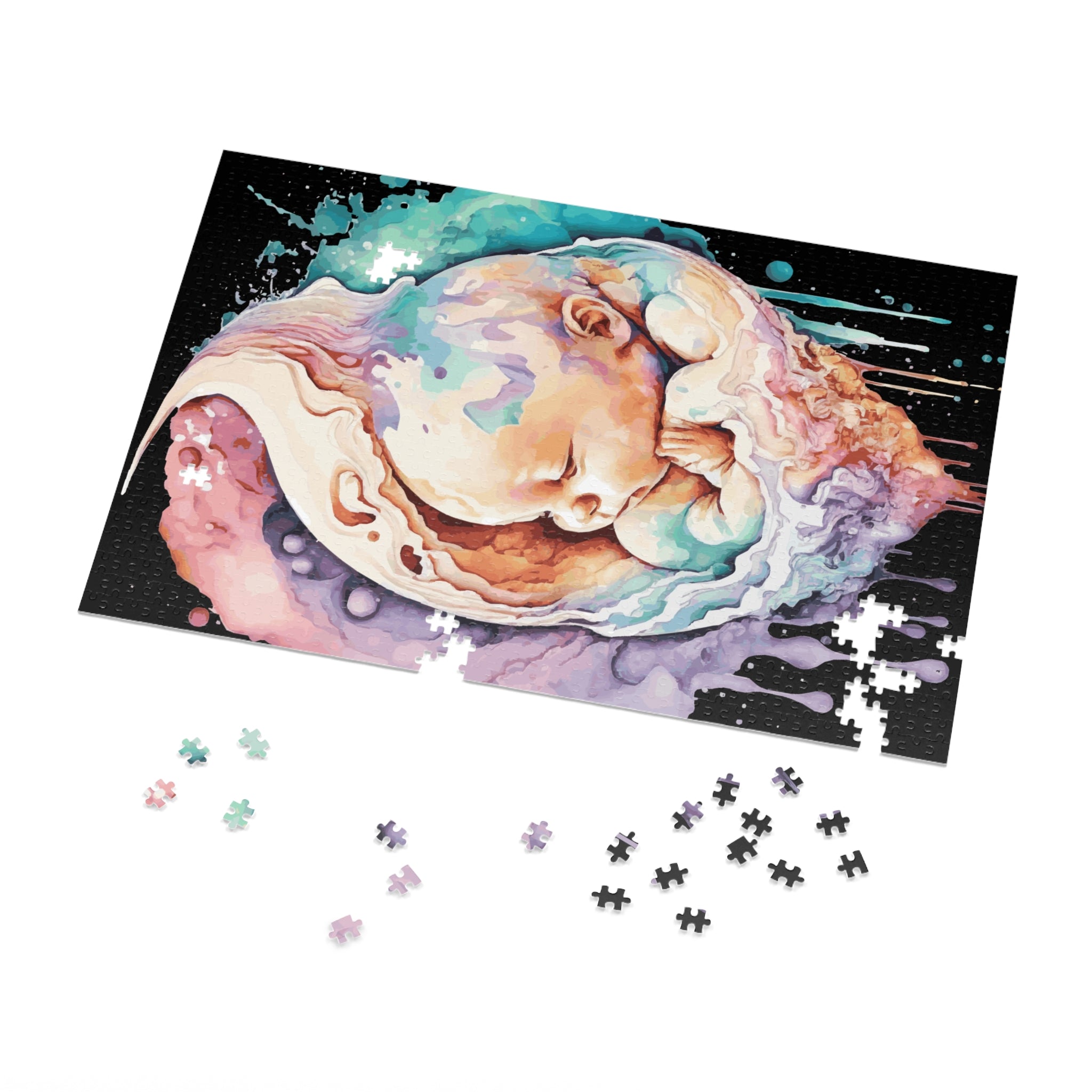 Baby Puzzle Jigsaw with Tin 250/500/1000/2000 pieces
