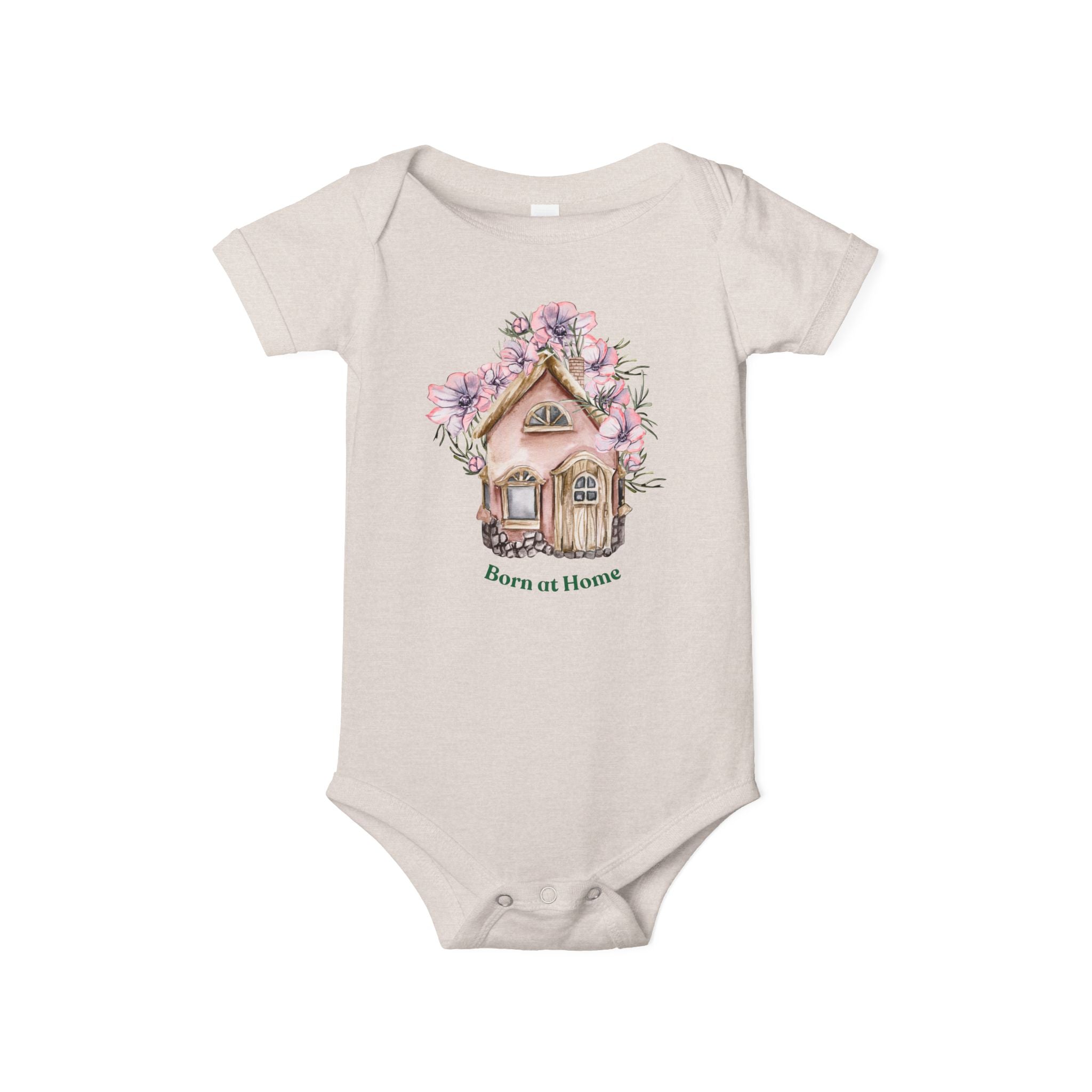 born at home baby bodysuit