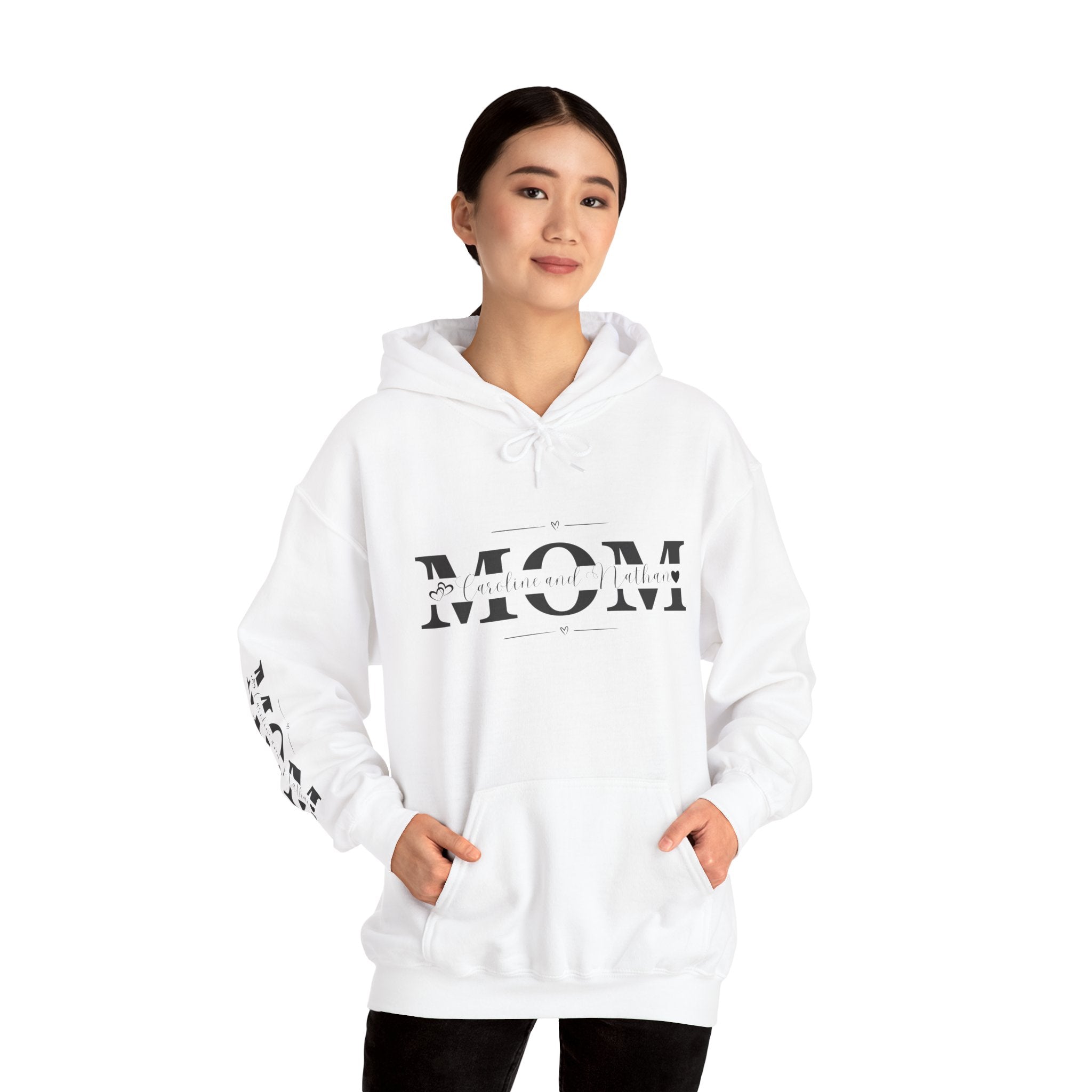 Personalized Blessed Mom Hoodie with your kids names - different colors available
