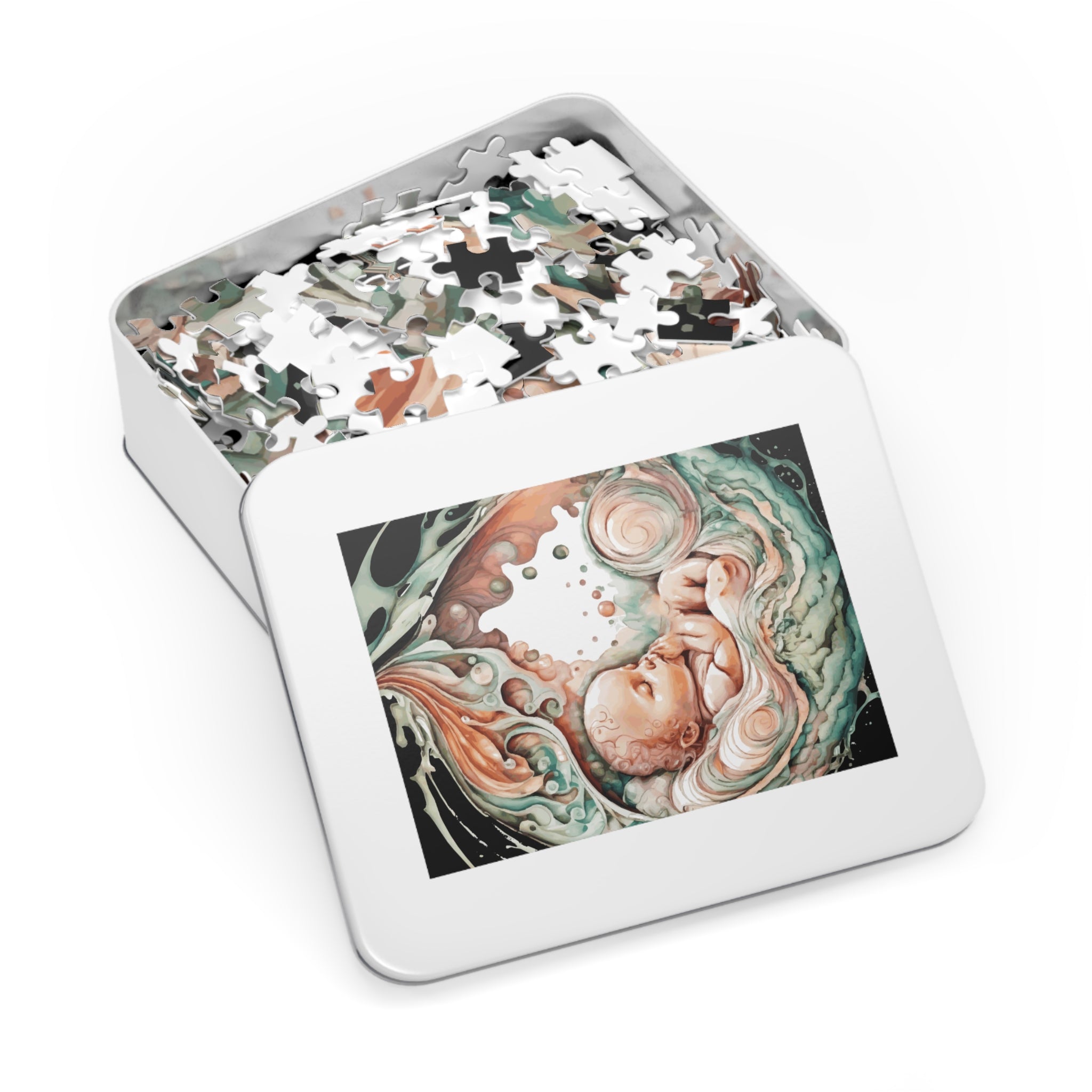 Baby Puzzle Jigsaw with Tin 250/500/1000/2000 pieces