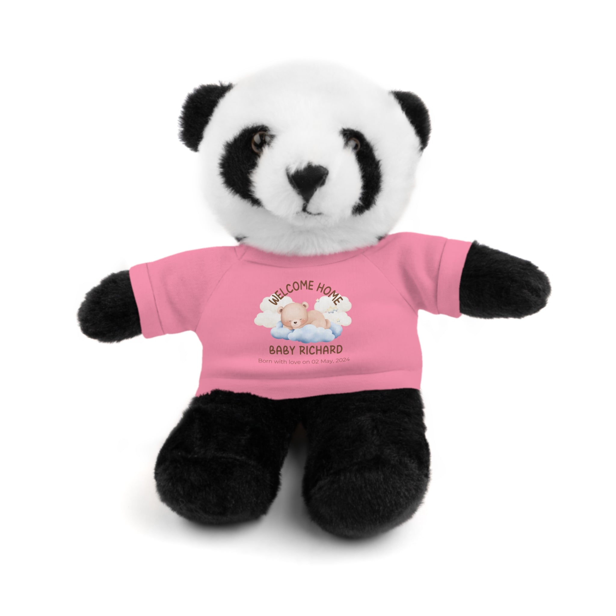 Personalized Stuffed Animals with Tee | different colors and animals available