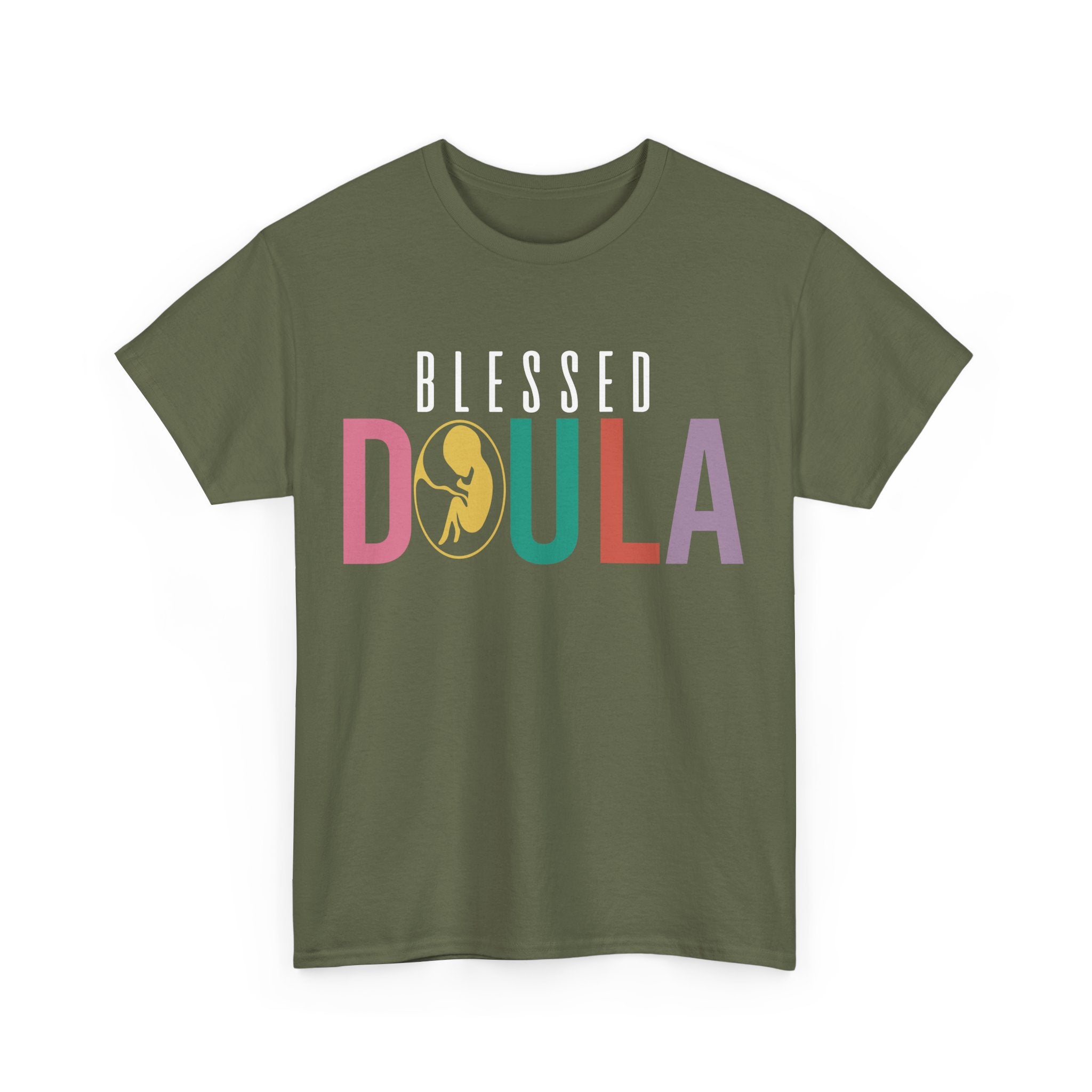 Blessed Doula Heavy Cotton Tee