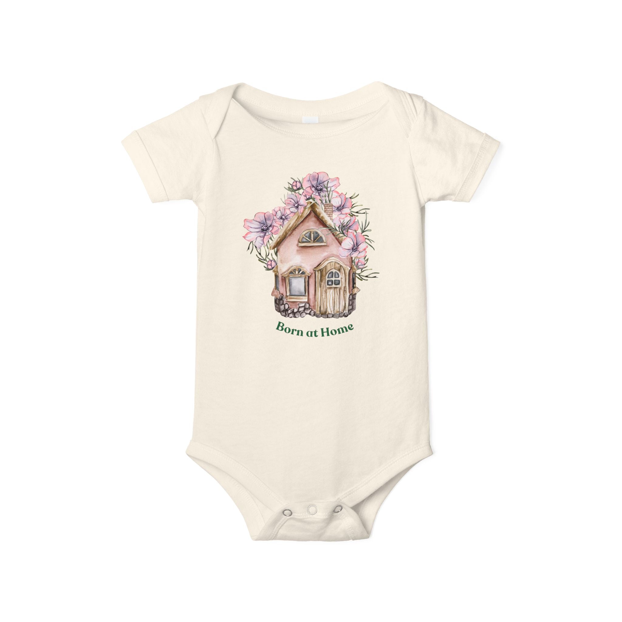 born at home baby bodysuit