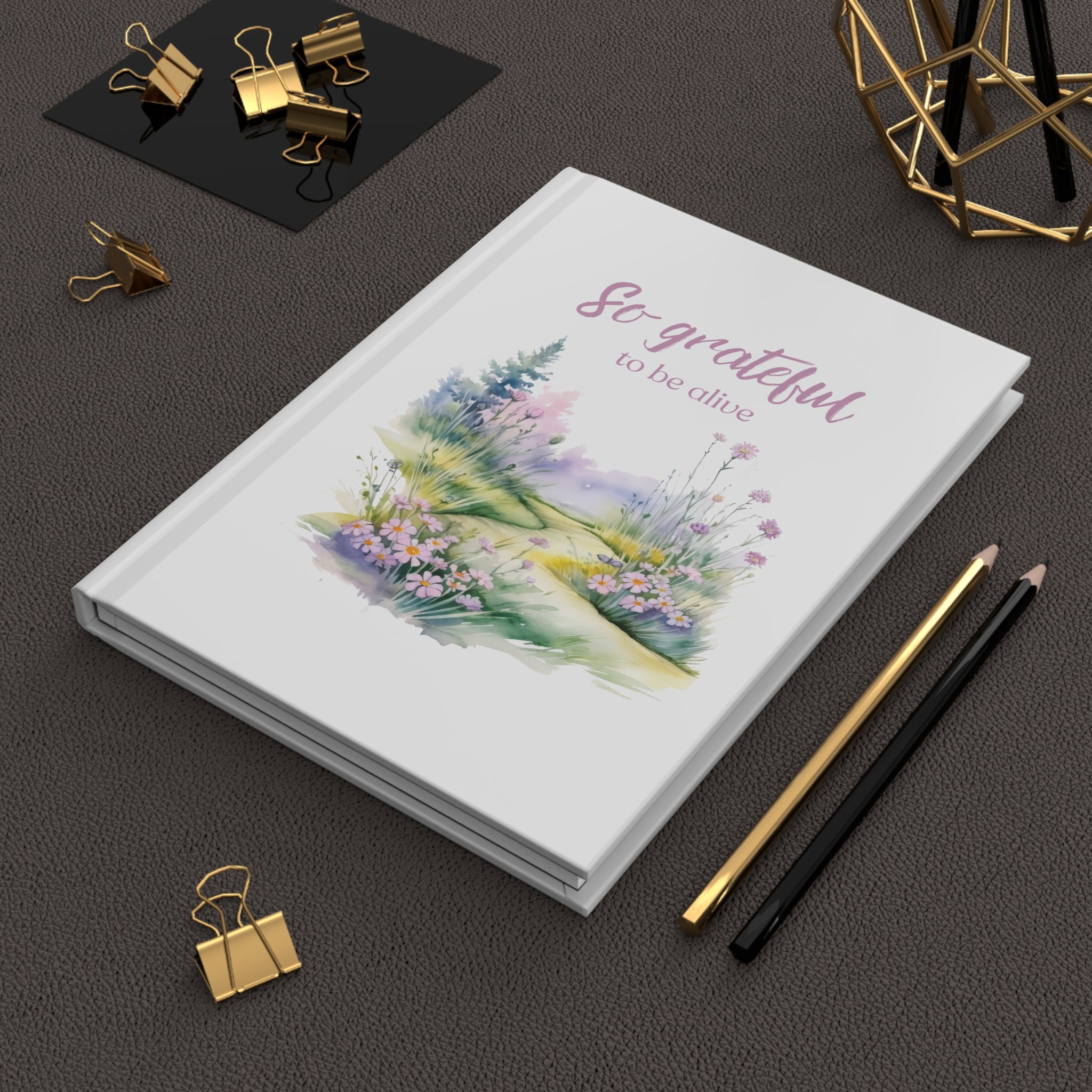 Grateful Hardcover Journal Matte