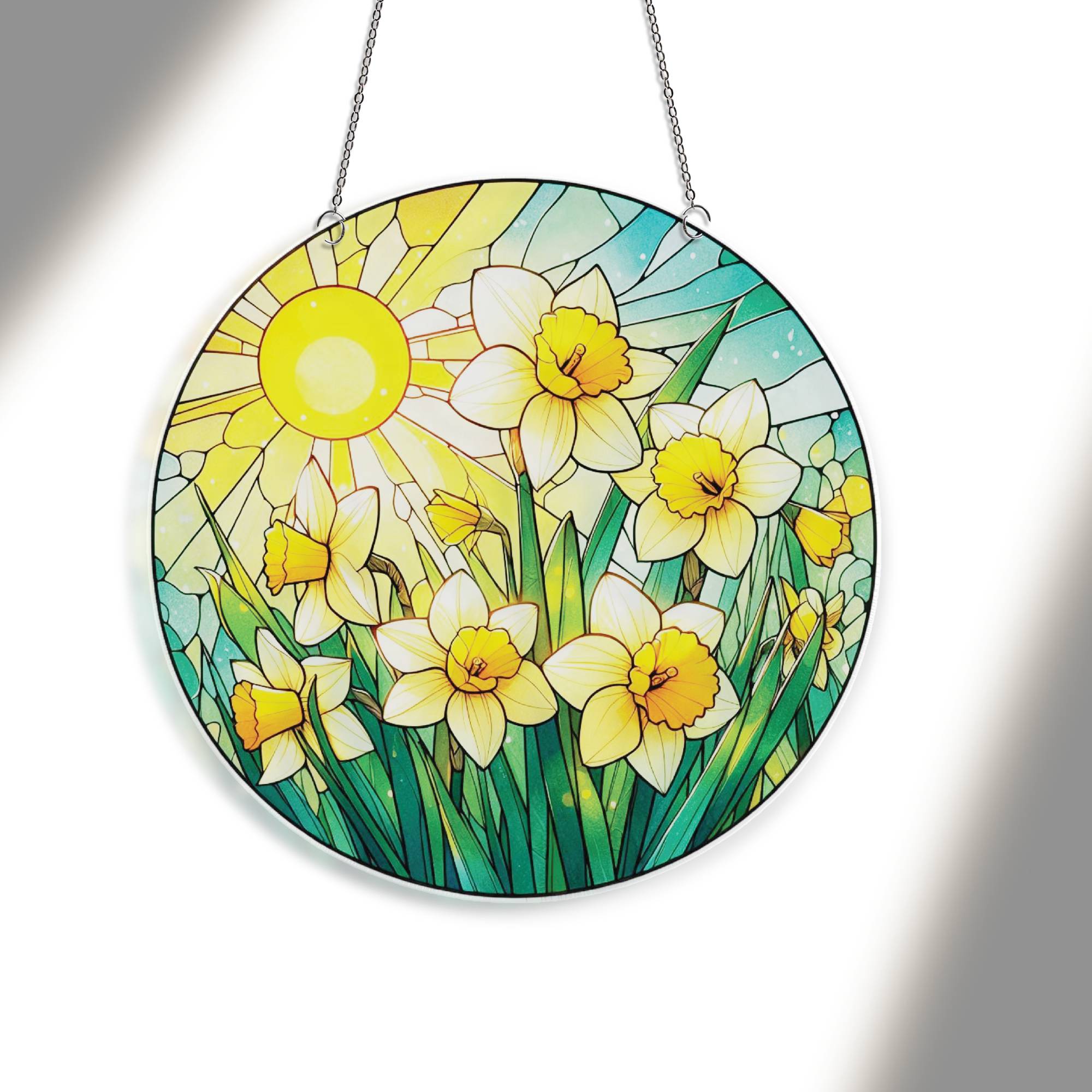 Acrylic Suncatcher Spring Flowers