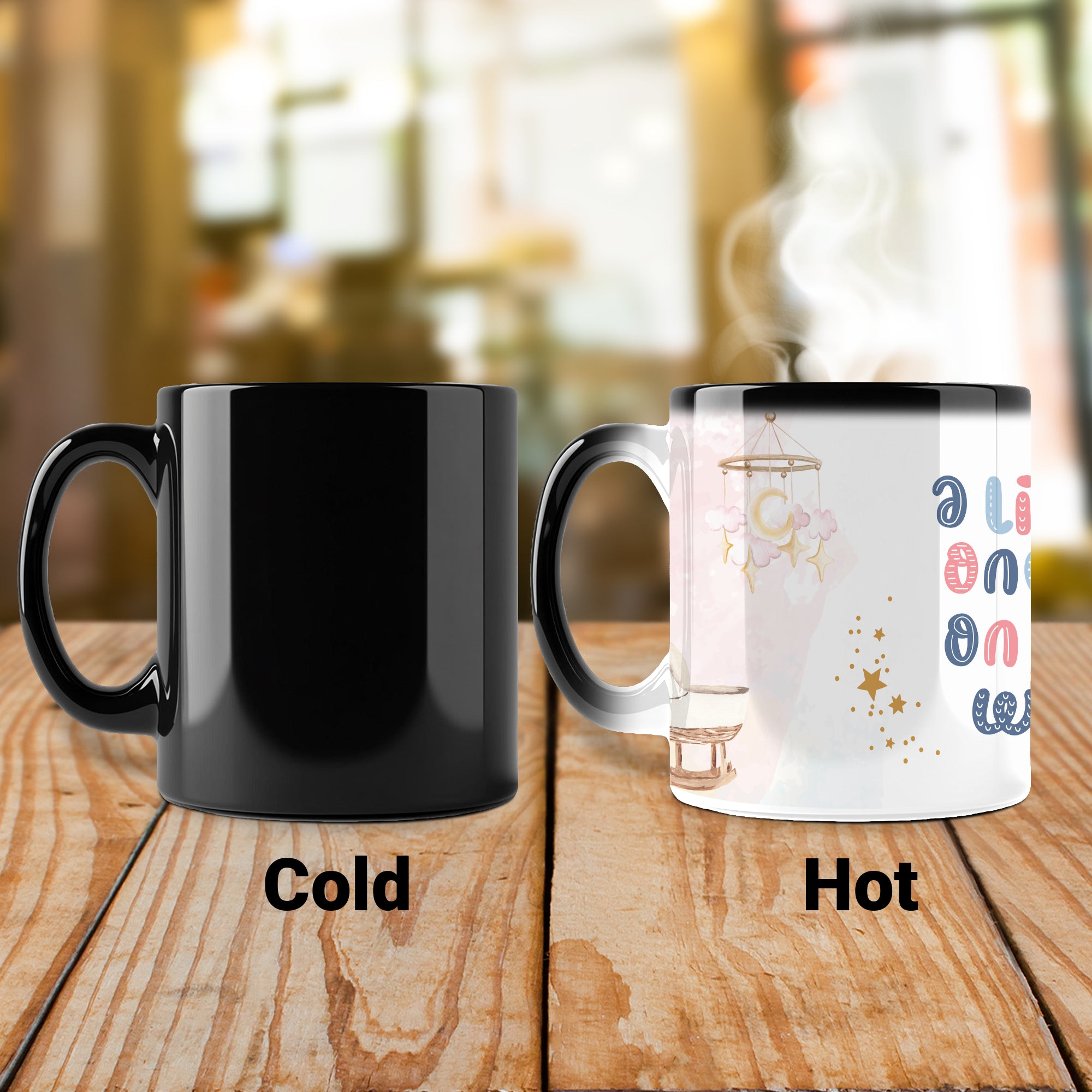 pregnancy announcement magic mug