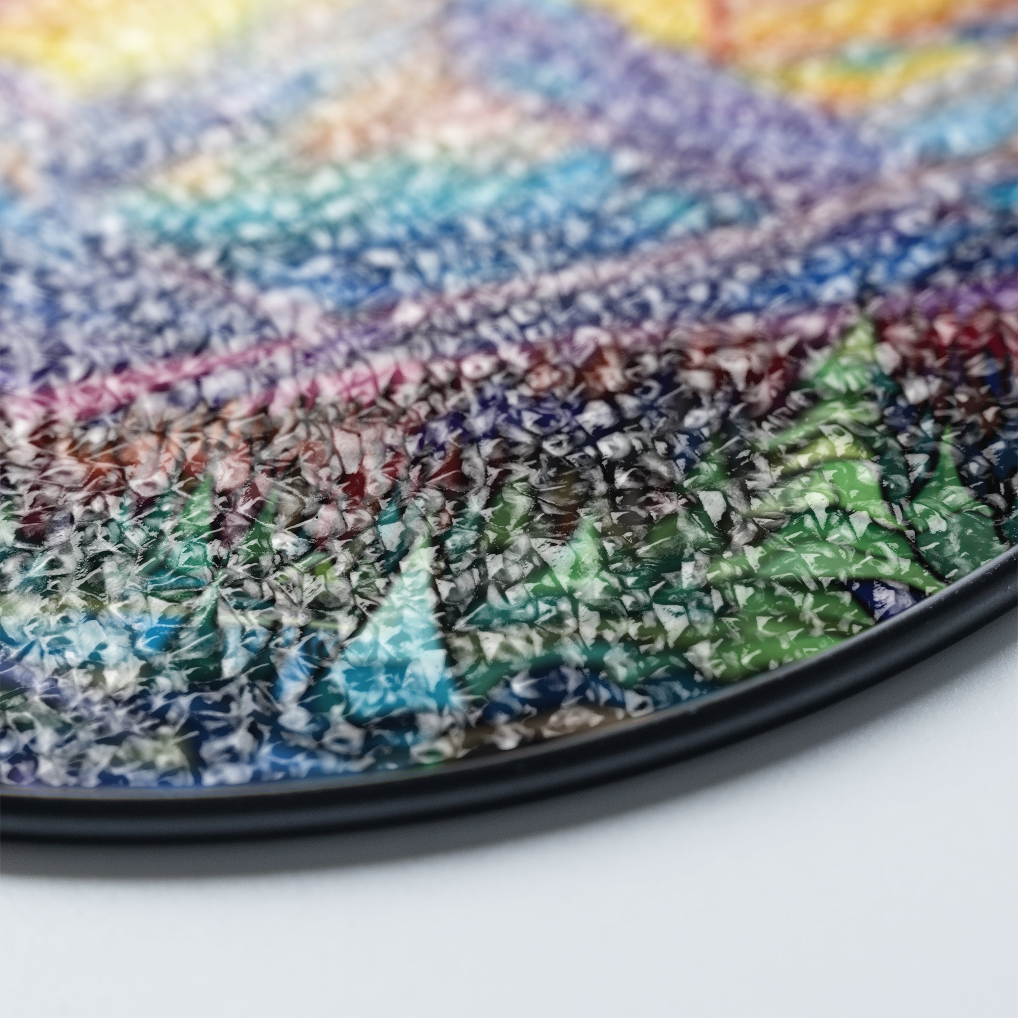 mountain glass suncatcher zoomed