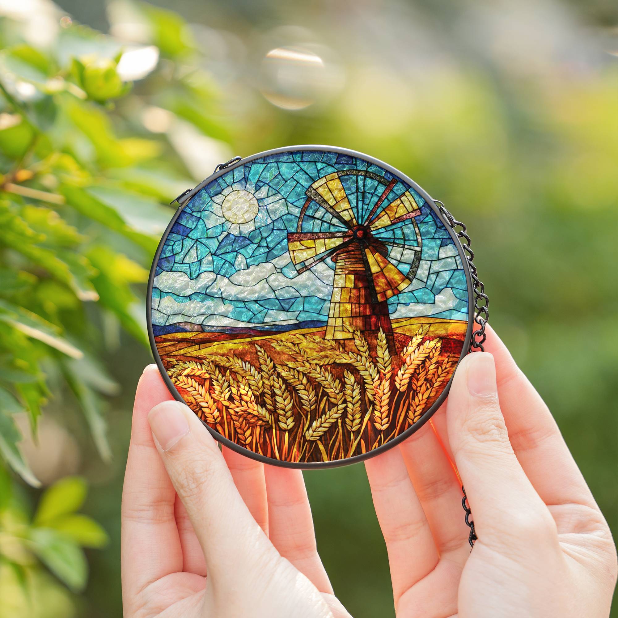 stained glass sun catcher
