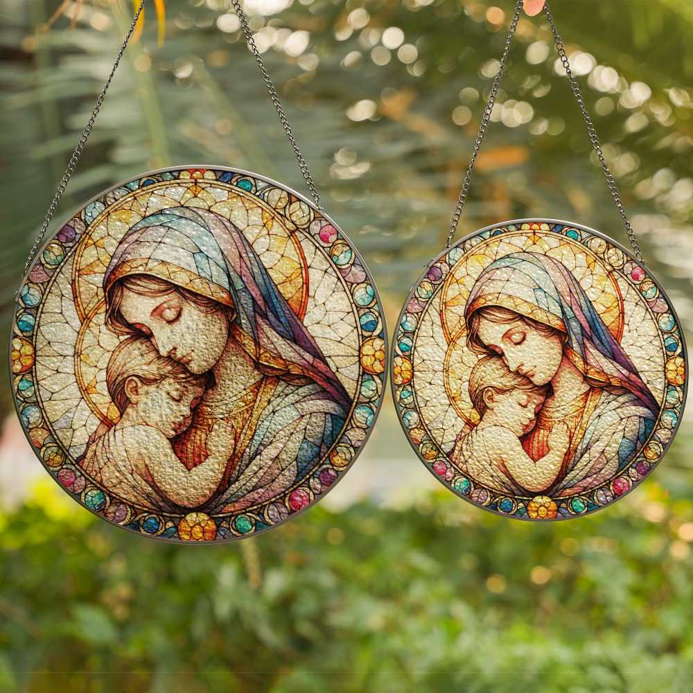 suncatcher stained glass catholic