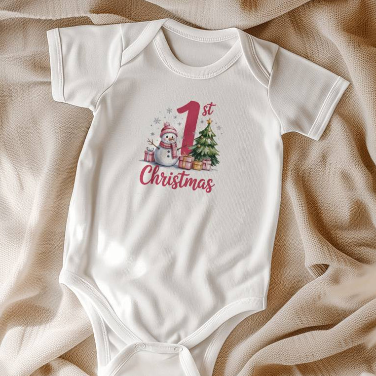 first christmas baby onesie bodysuit