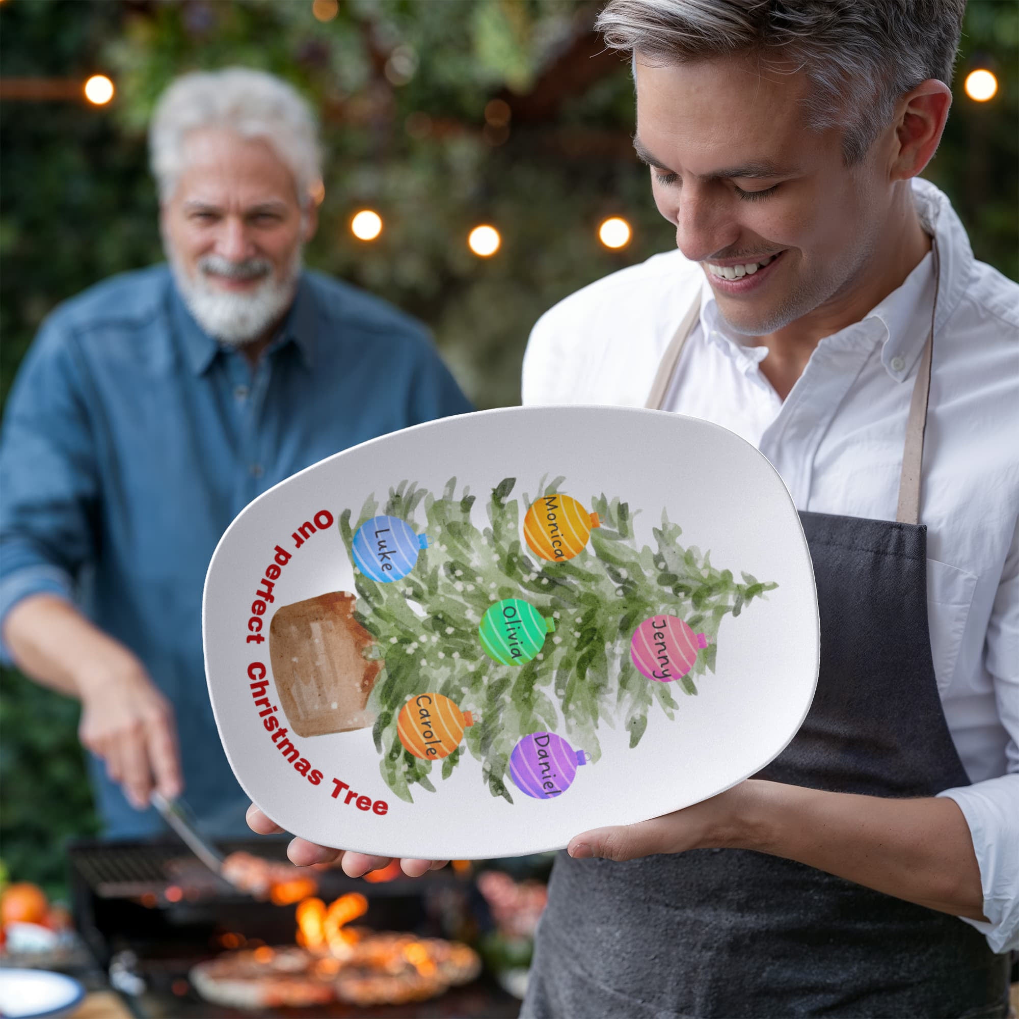 personalized family platter