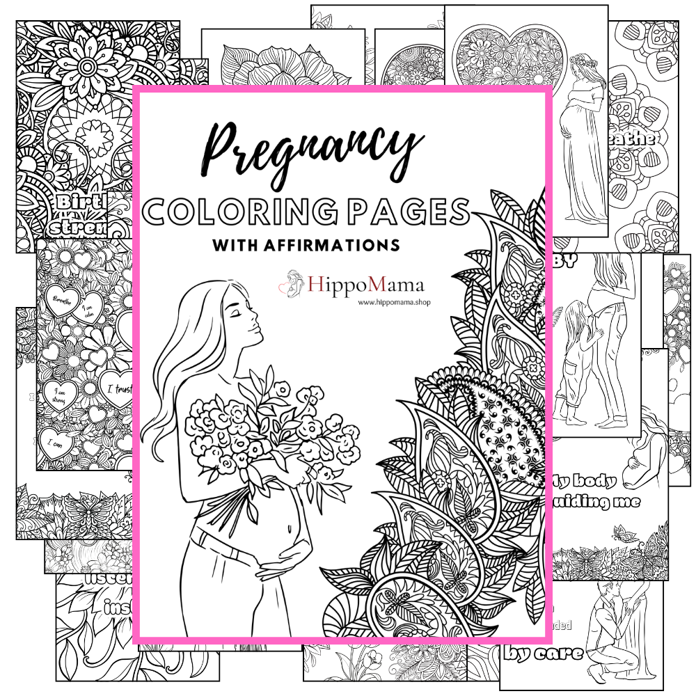 pregnancy coloring pages to print hypnobirthing