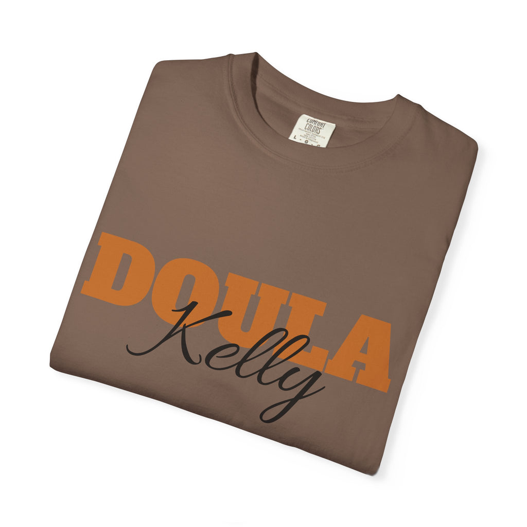 Personalized Doula Garment-Dyed T-shirt with your Name