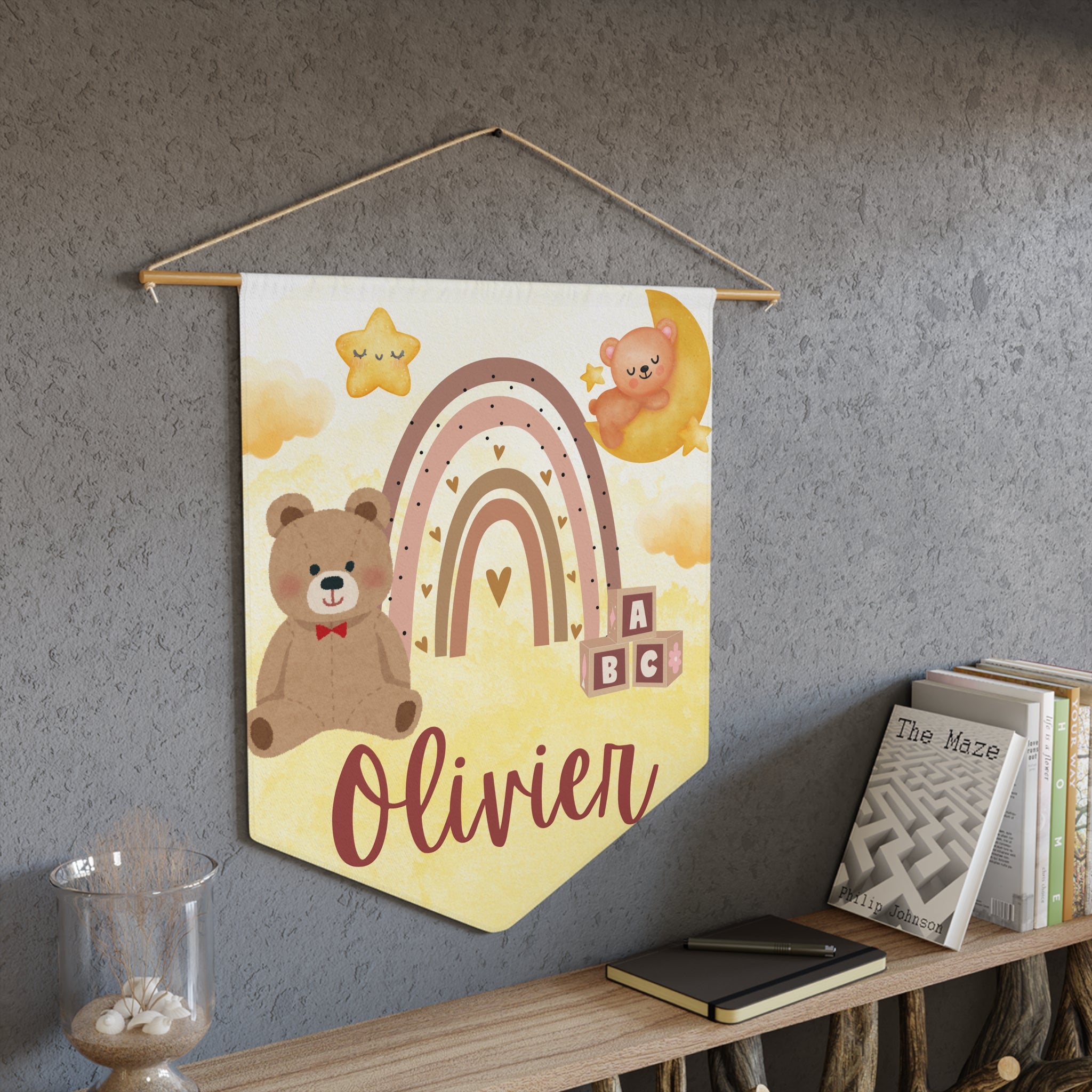 Personalized Pennant Banner with a Name