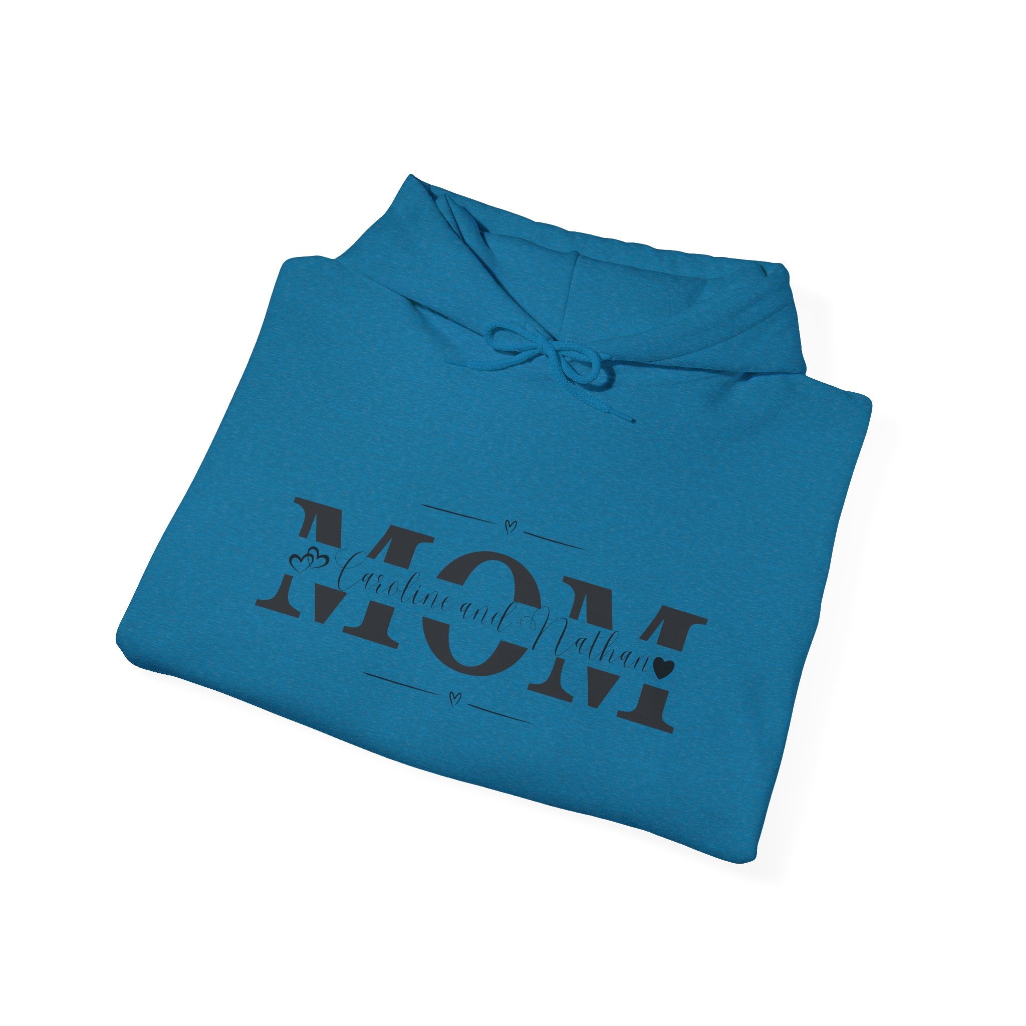 Sudadera con capucha personalizada Blessed Mom con los nombres de tus hijos (disponible en diferentes colores) 